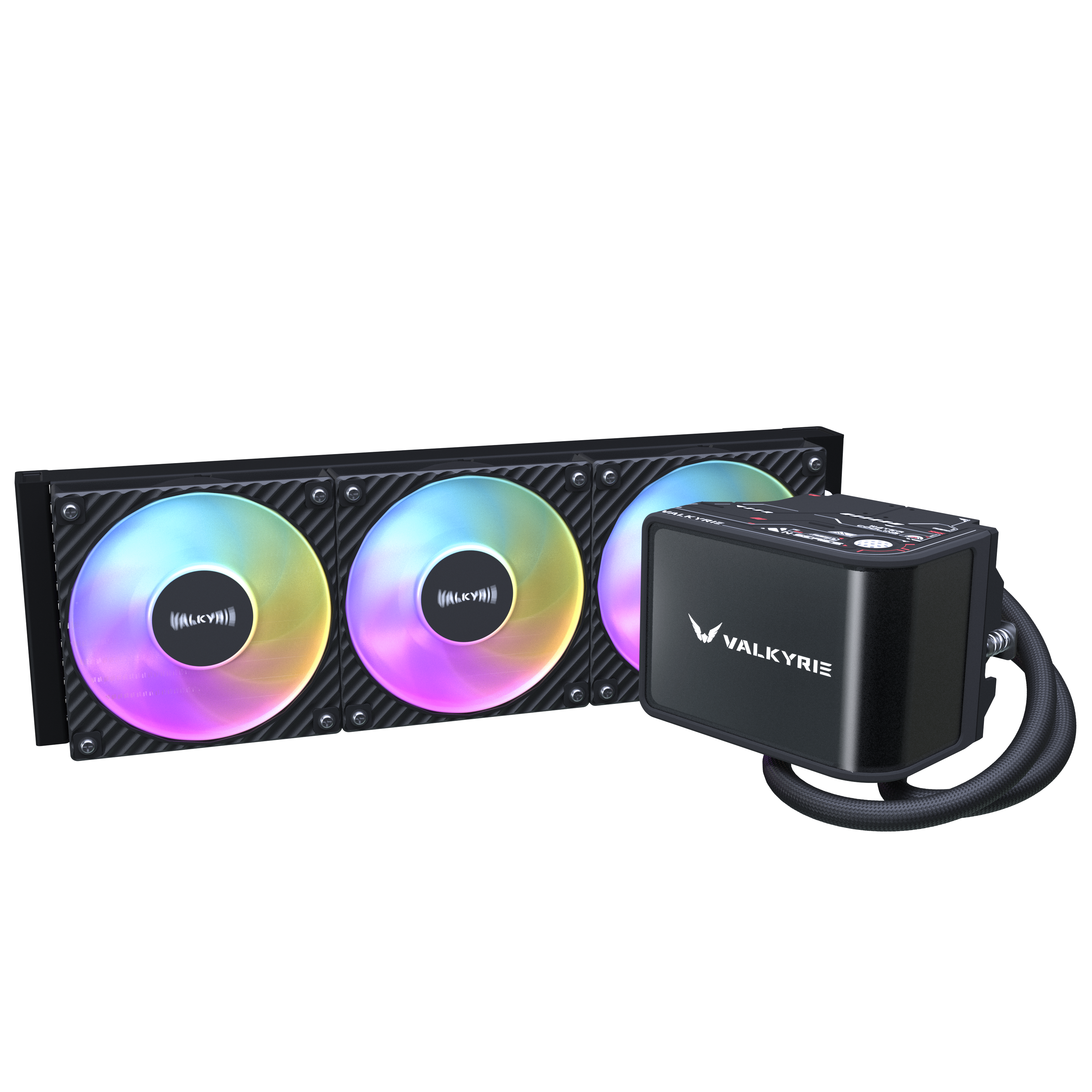 Valkyrie N360 All-in-one Liquid CPU Cooling ARGB Fans with Curve 6.67" 2K AMOLED display AIO Cooler