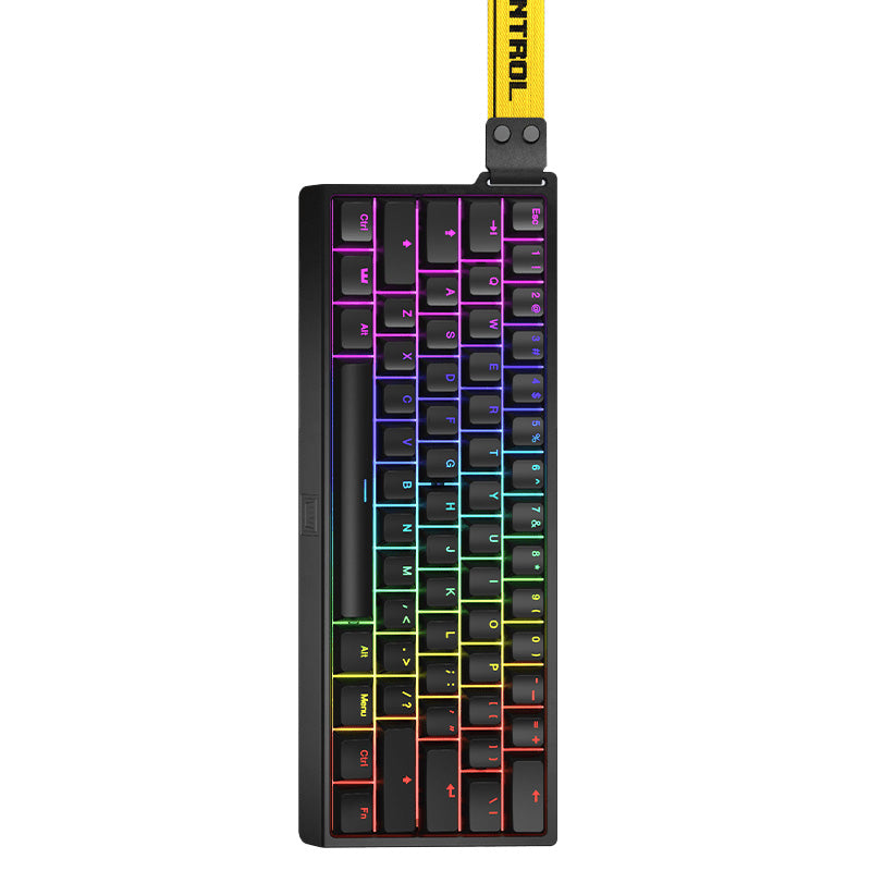 Wooting 60HE+ Wired Magnetic Custom Keyboard / Black / Lekker L60 switches