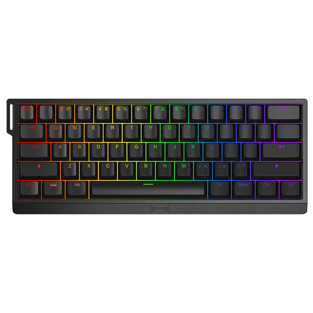 Wooting 60HE+ Wired Magnetic Custom Keyboard / Black / Lekker L60 switches