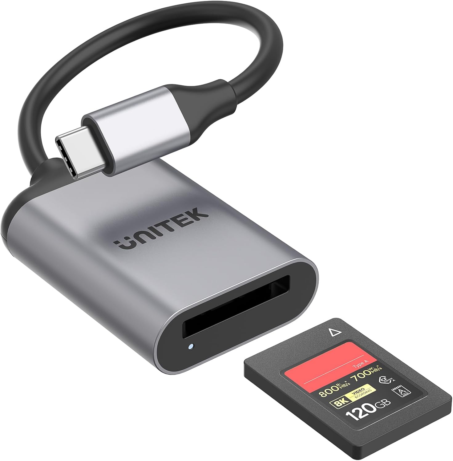 Unitek USB 3.1 Gen2 Type C to CF-Express Card Adapter with 10Gbps Ultra-Fast Data Transfer Speed