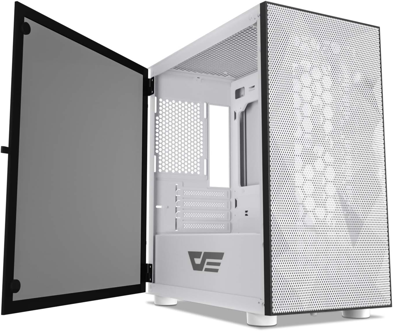 DarkFlash DLM21-Mesh Gaming PC Case Tempered Glass Without Fan