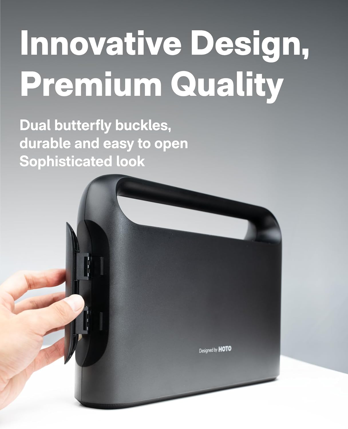 HOTO 40PC Household Tool Kit with Electric Screwdriver 14 Tools & 26 Accessories