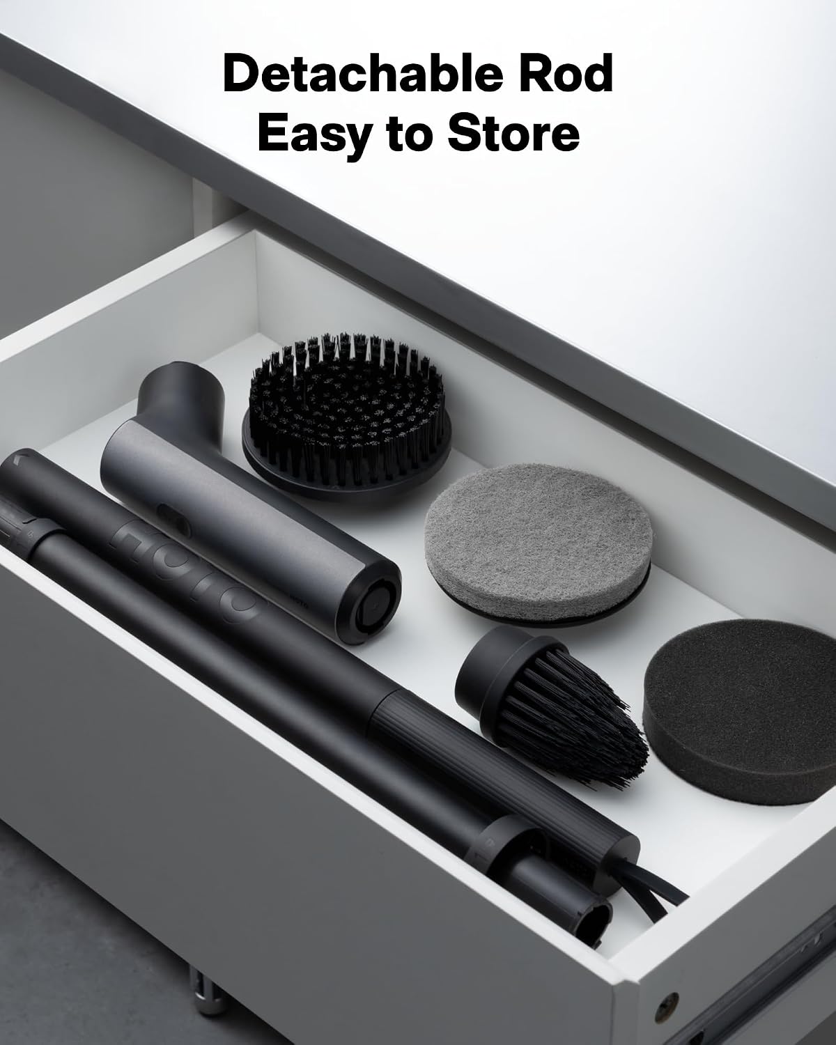 HOTO Swift Easycare Cordless Waterproof Electric Spin Scrubber