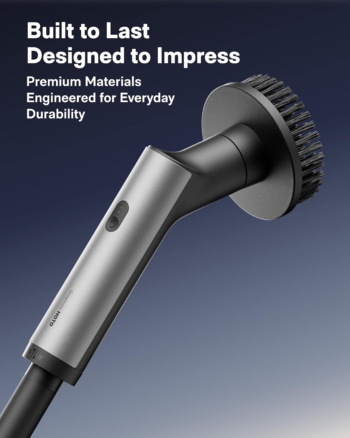 HOTO Swift Easycare Cordless Waterproof Electric Spin Scrubber