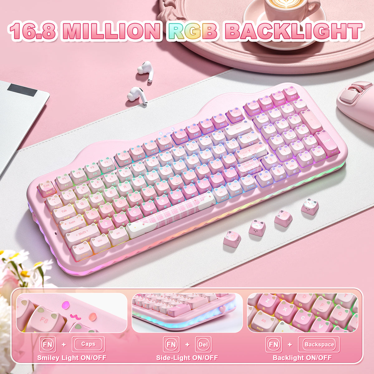 YUNZII C98 MAO Cake Wireless Mechanical Keyboard