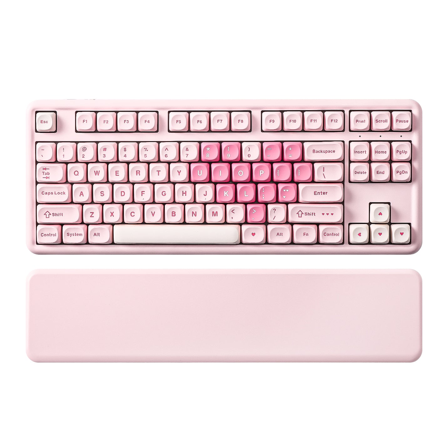 YUNZII B87 QMK/VIA Hot-Swap Mechanical Keyboard with Wrist Rest