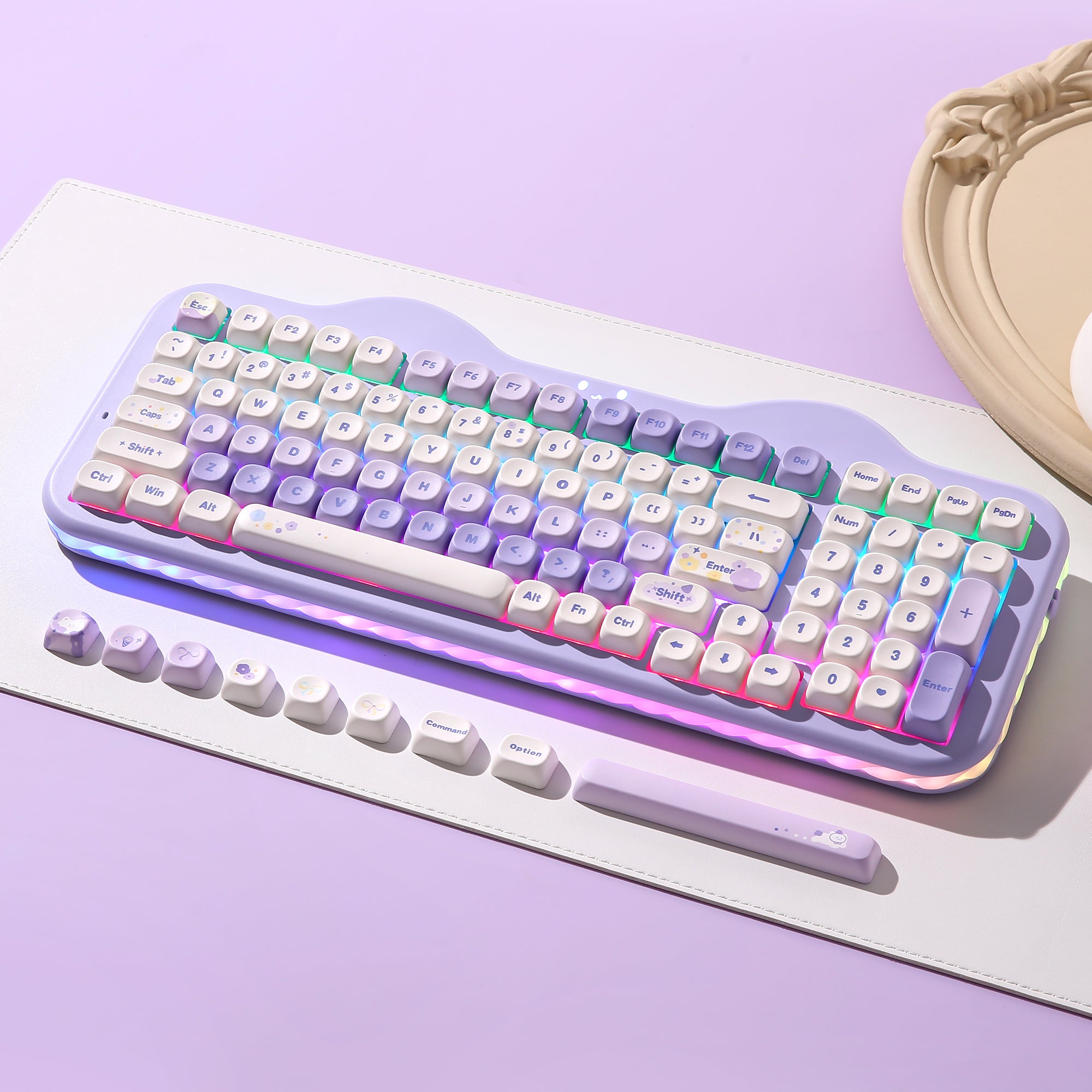 YUNZII C98 Cake Meow Hot-Swap Wireless Mechanical Keyboard