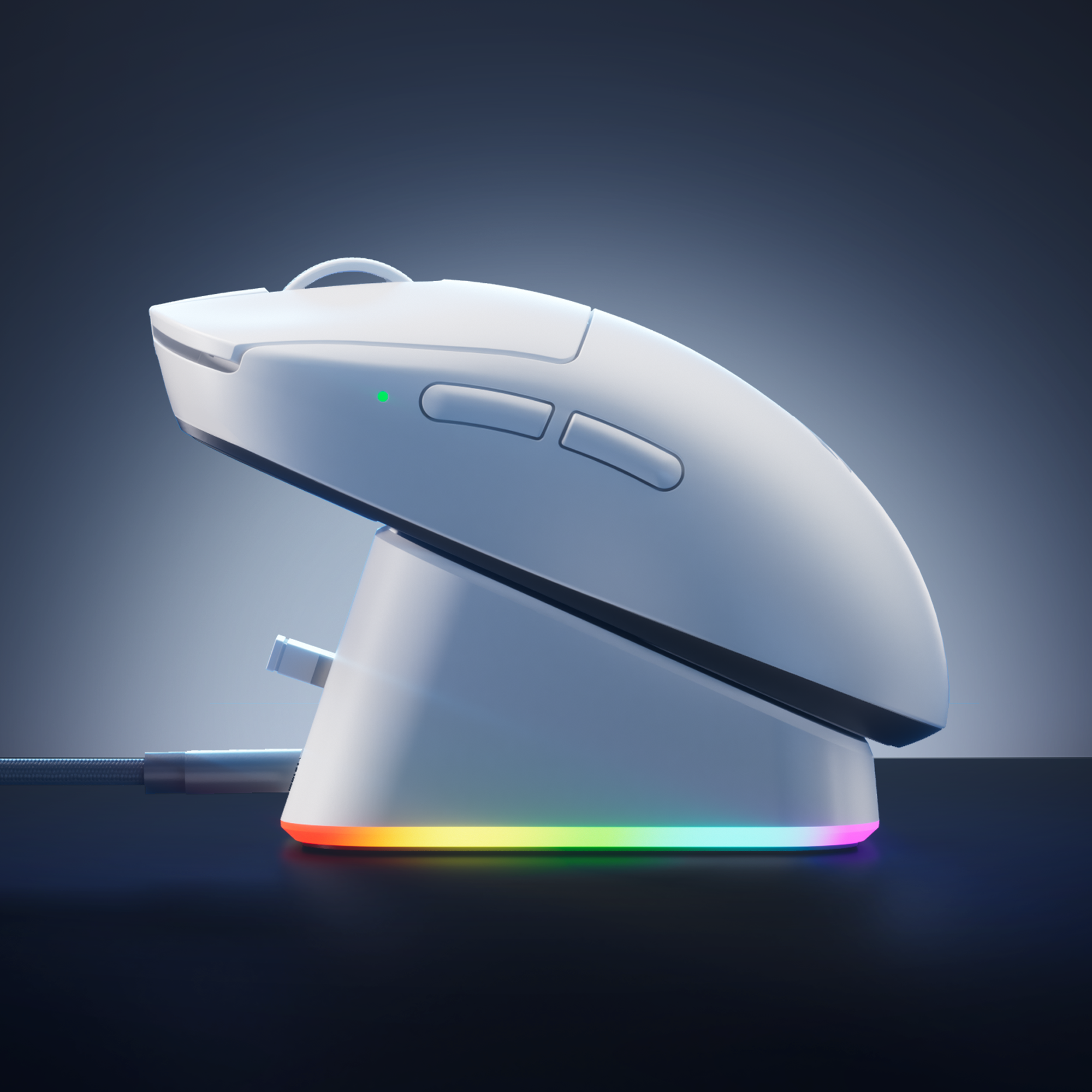 MCHOSE A7 V2 Ultra+ Lightweight 8K Wireless Gaming Mouse with Magnetic Charging Dock