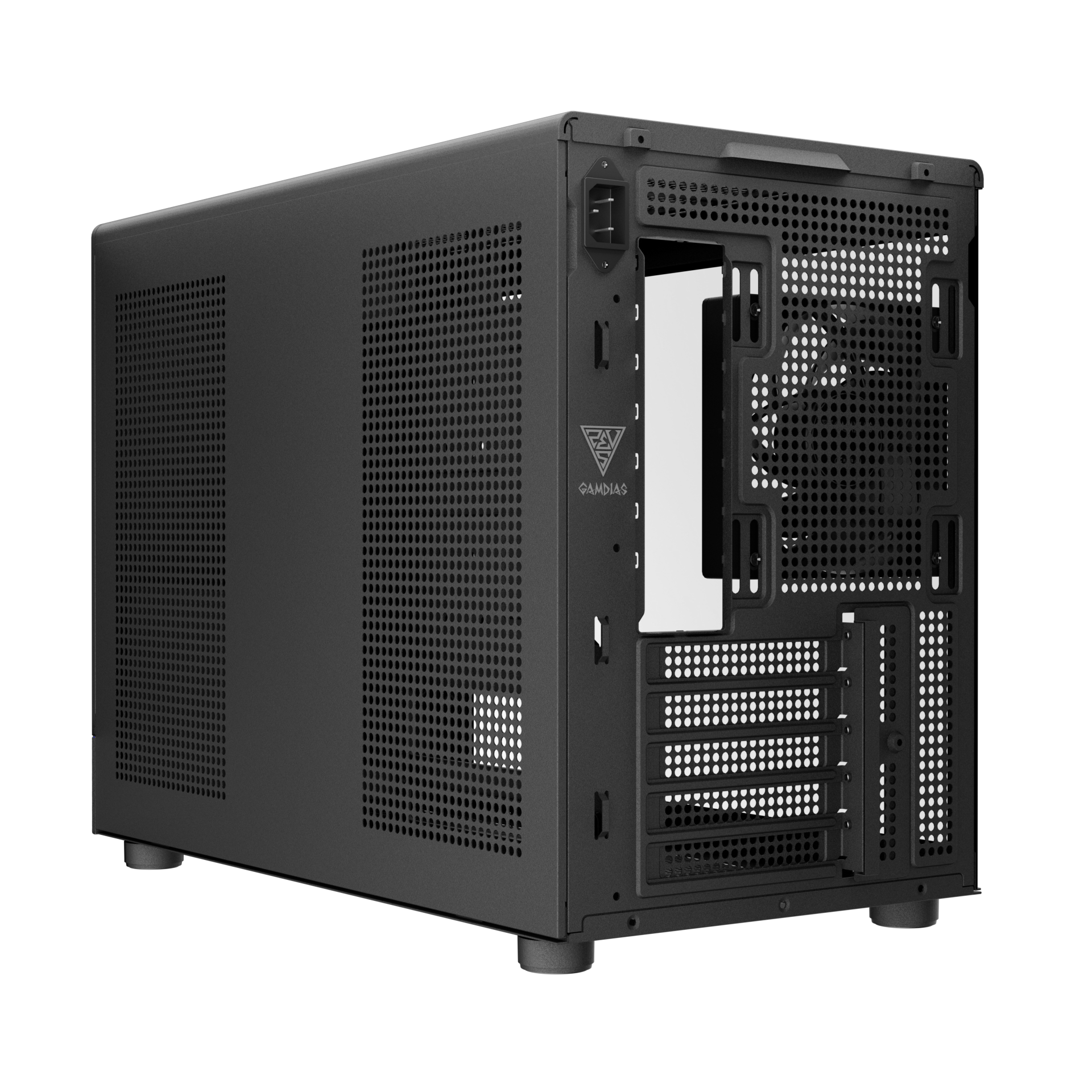 Gamdias ATHENA M4M M-ATX PC CASE Tempered Glass with 3 Built in PWM Fans