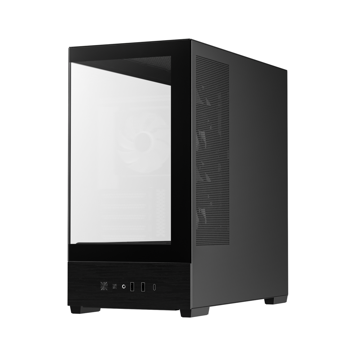 GAMDIAS ATLAS E5M M-ATX PC CASE with 3 ARGB Fans + 1 Non-RGB Fan