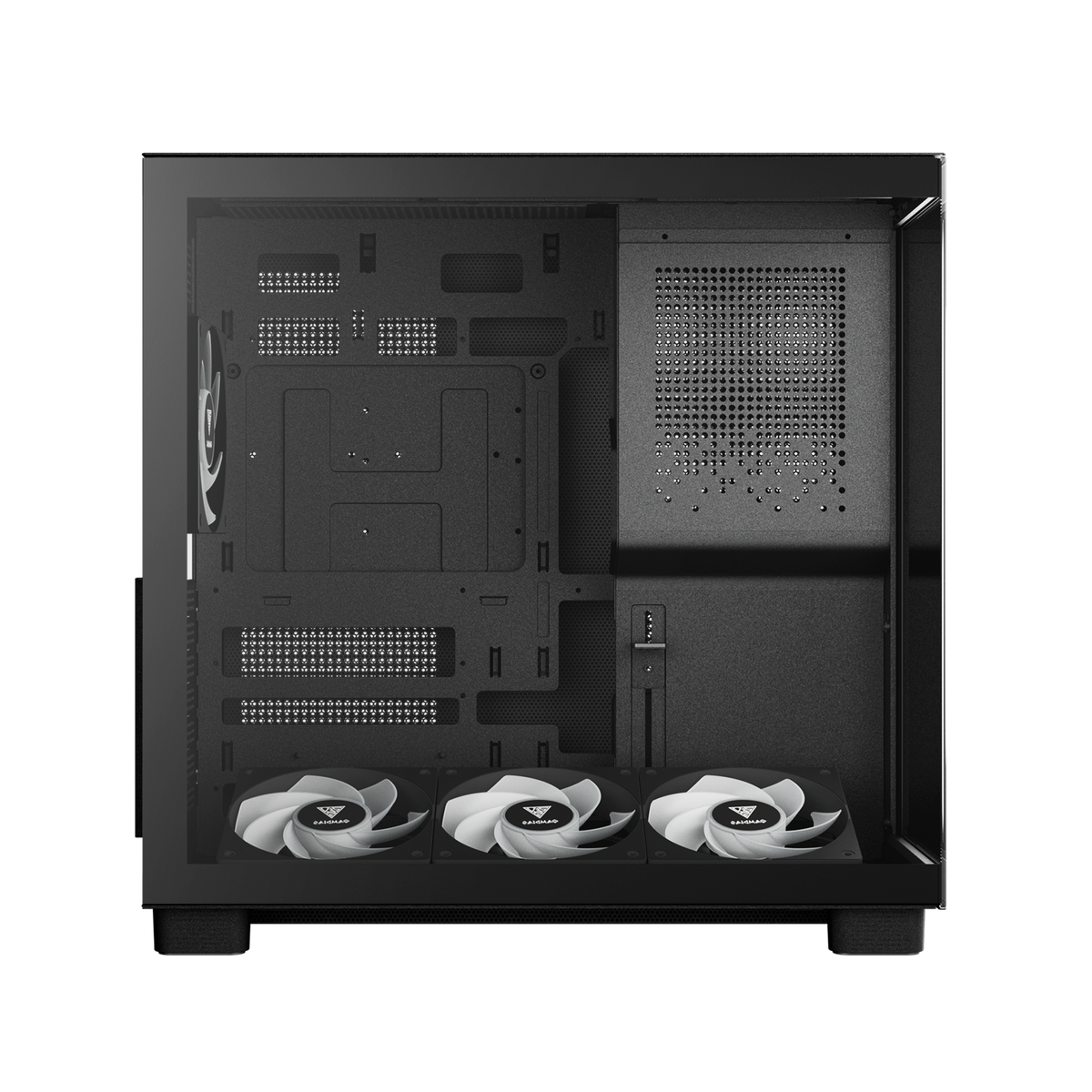 GAMDIAS ATLAS M4 ATX Mid-Tower PC CASE with 4 ARGB Fans