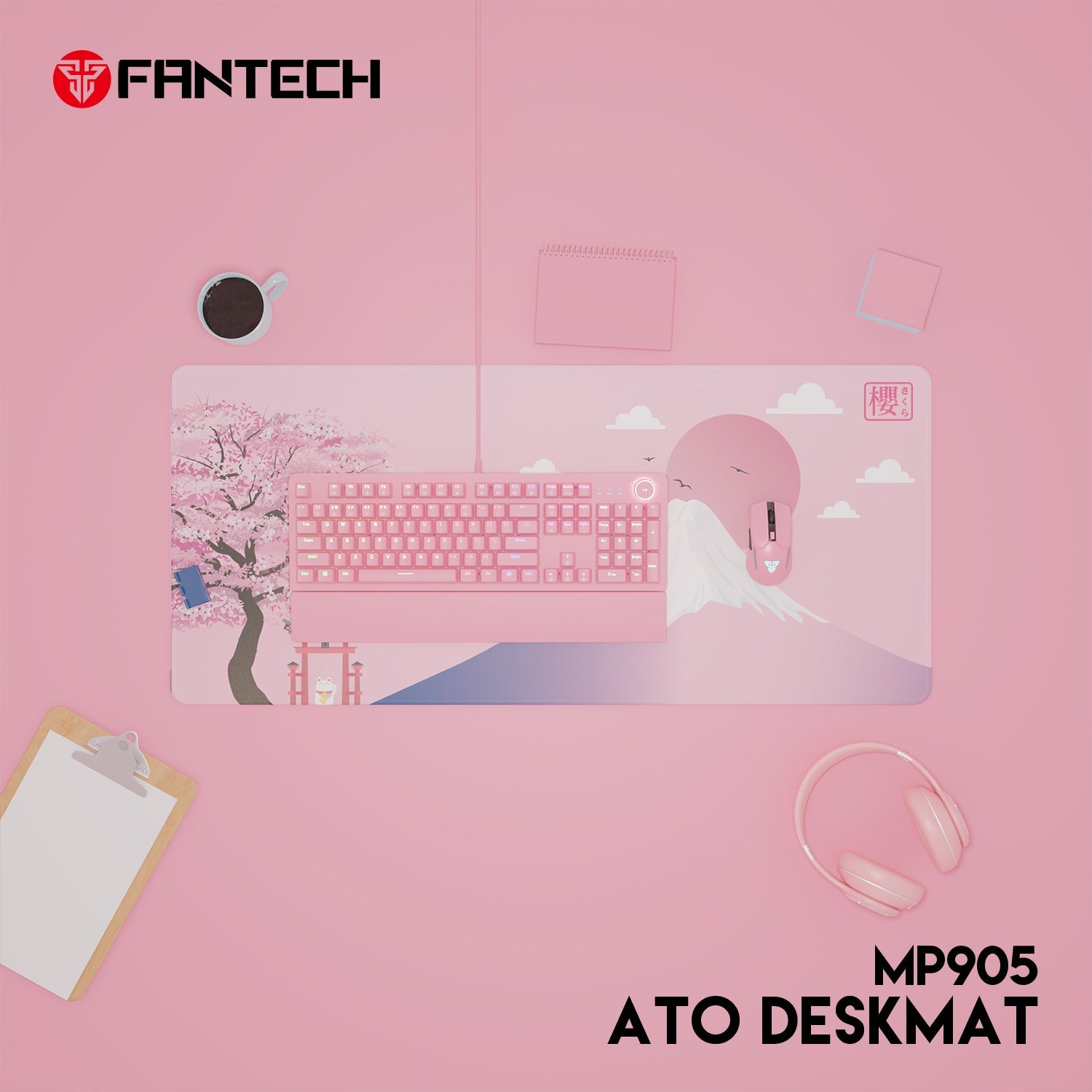 Fantech ATO MP905 DESK MAT (MARBLE)