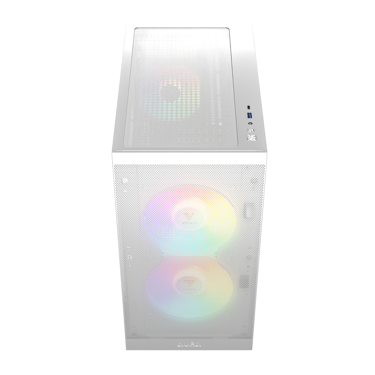 Gamdias AURA GC15M ARGB M-ATX Mesh PC CASE with 3 ARGB Fans