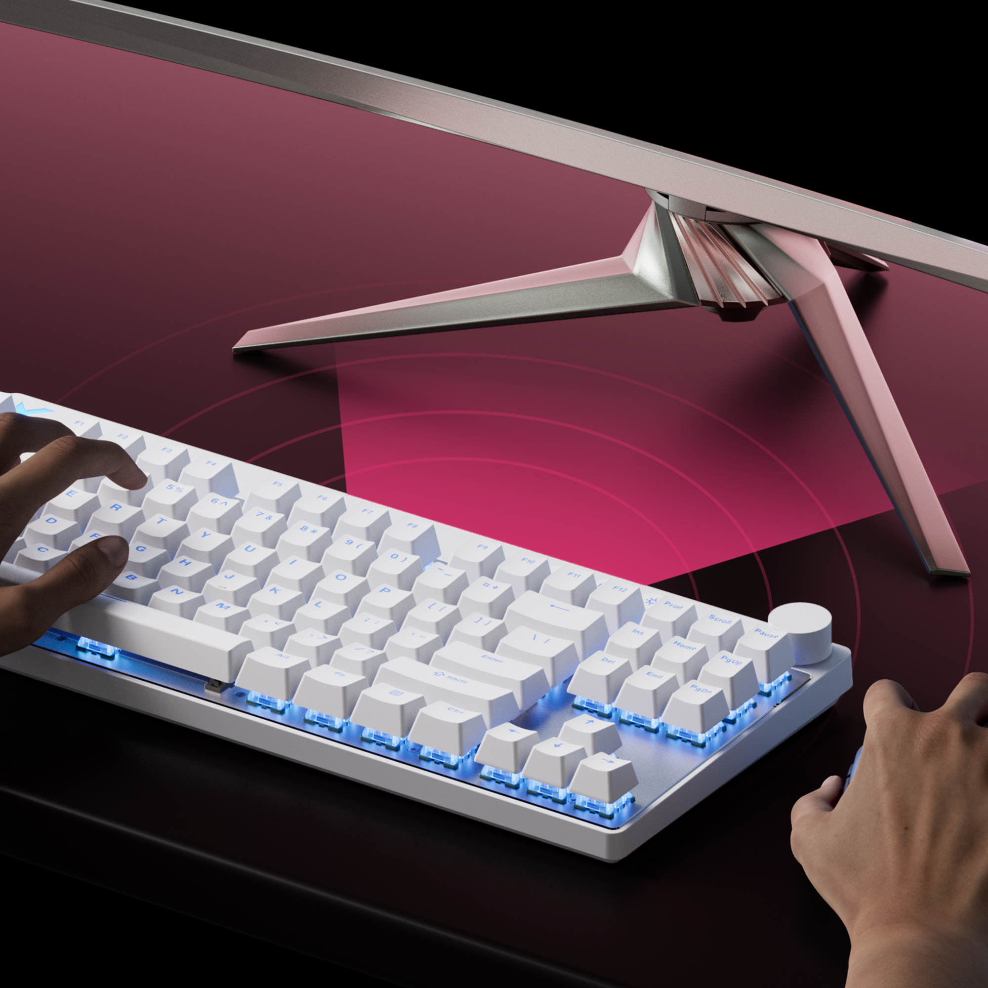 MCHOSE Mix 87 HE Magnetic 8K Wired Gaming Keyboard