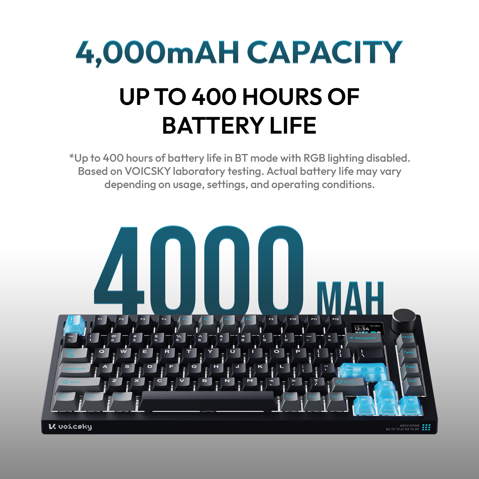 VOICSKY ECHO 96 Wireless Mechanical Keyboard With Dynamic Screen