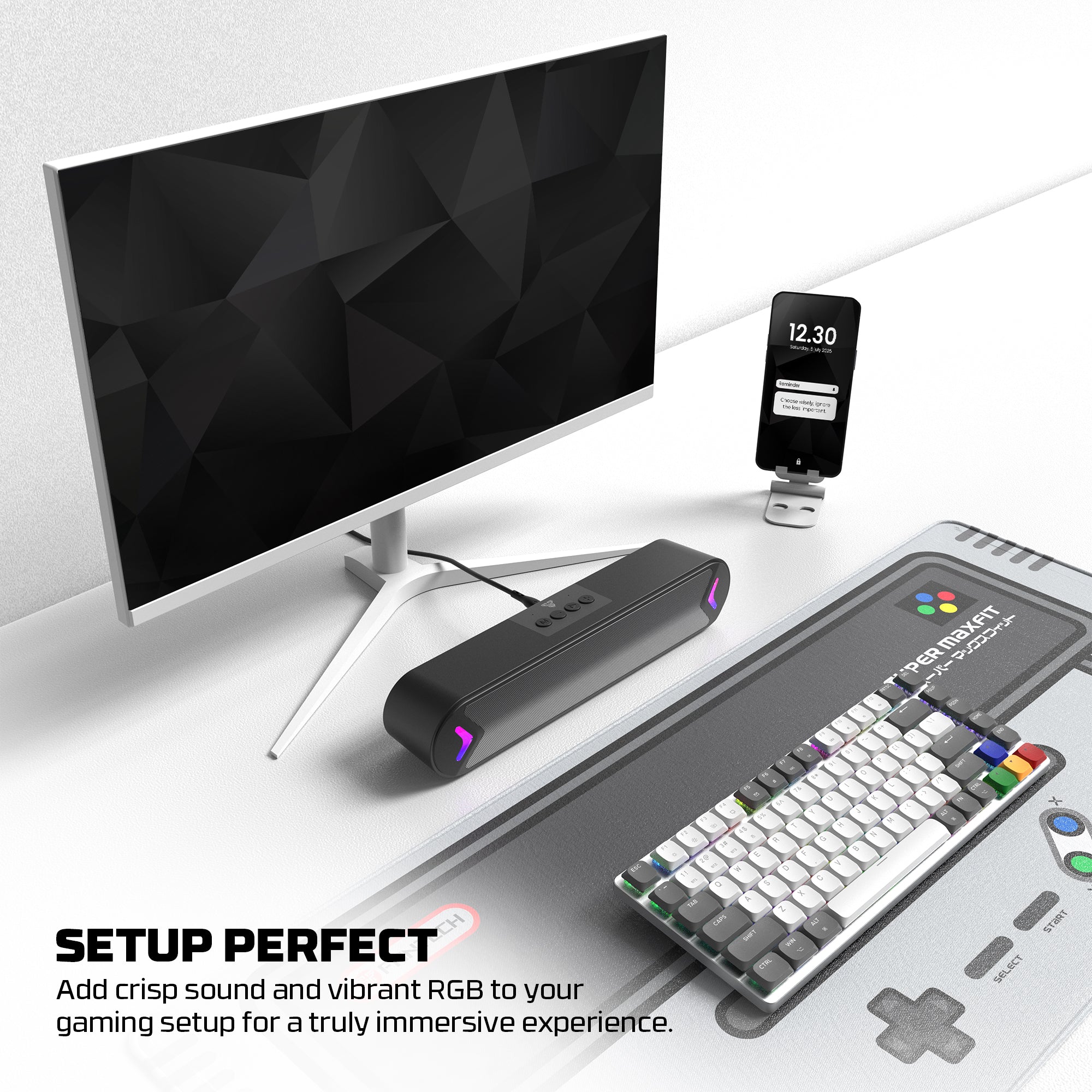 Fantech GROOVE BAR Portable RGB Wireless Gaming Speaker