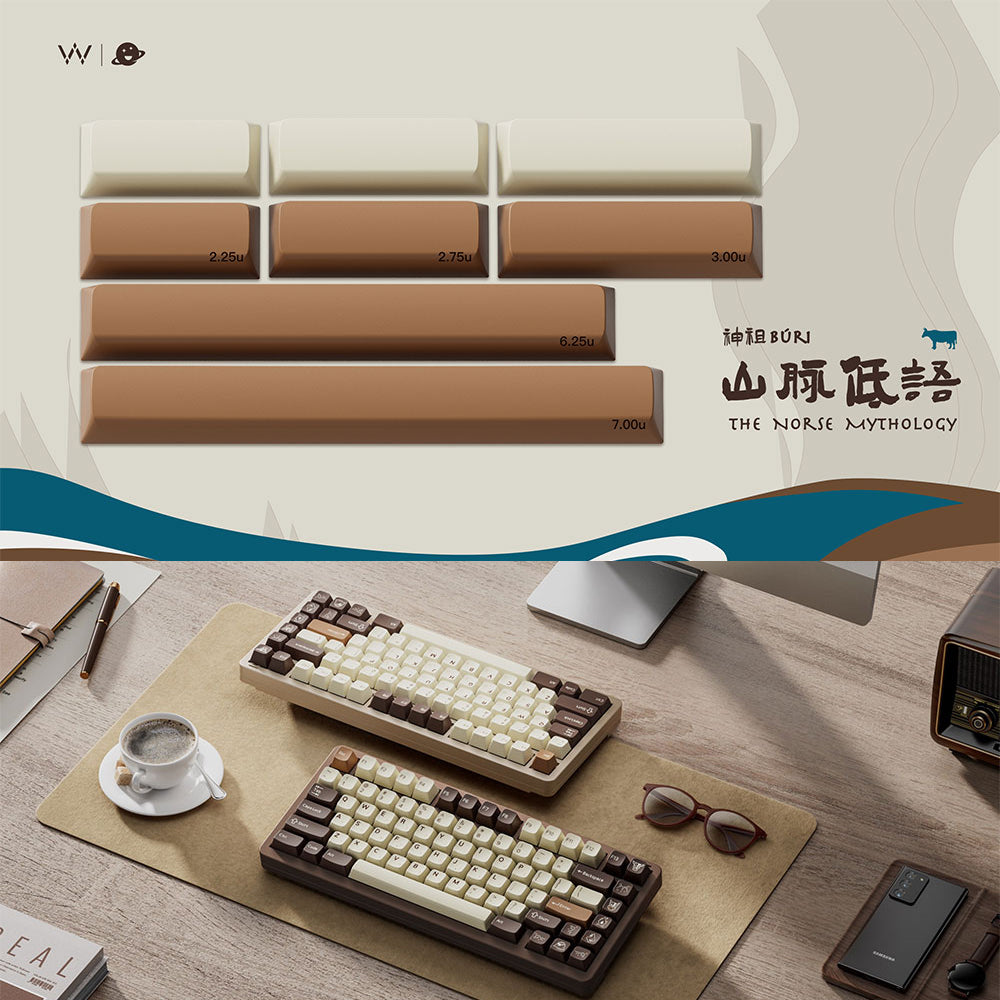 WPJ BURI WDA Profile Full Kit Keycap Set