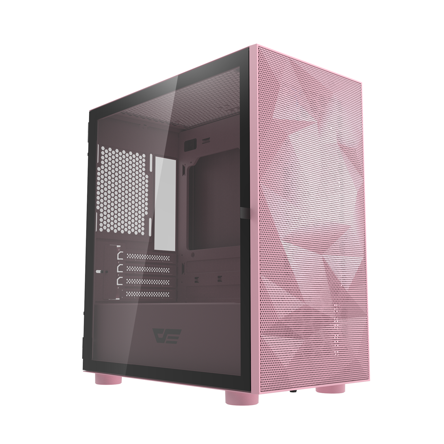 DarkFlash DLM21-Mesh Gaming PC Case Tempered Glass Without Fan