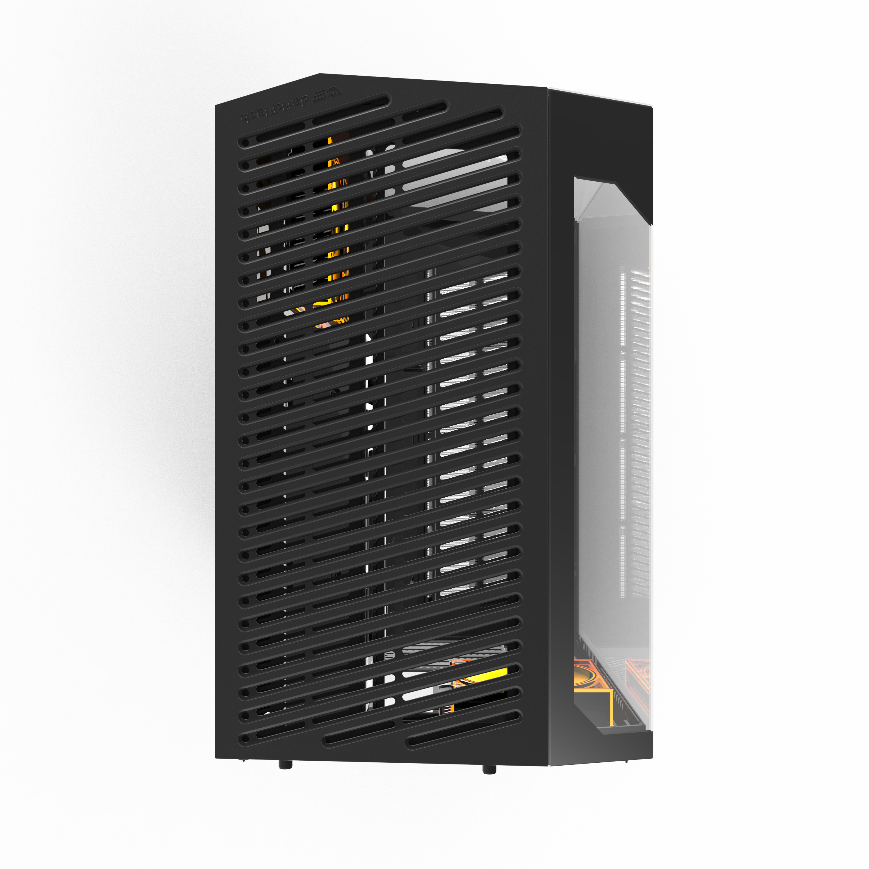 DarkFlash DY470-HQ3 ATX Gaming PC Case with 4x ARGB Fans