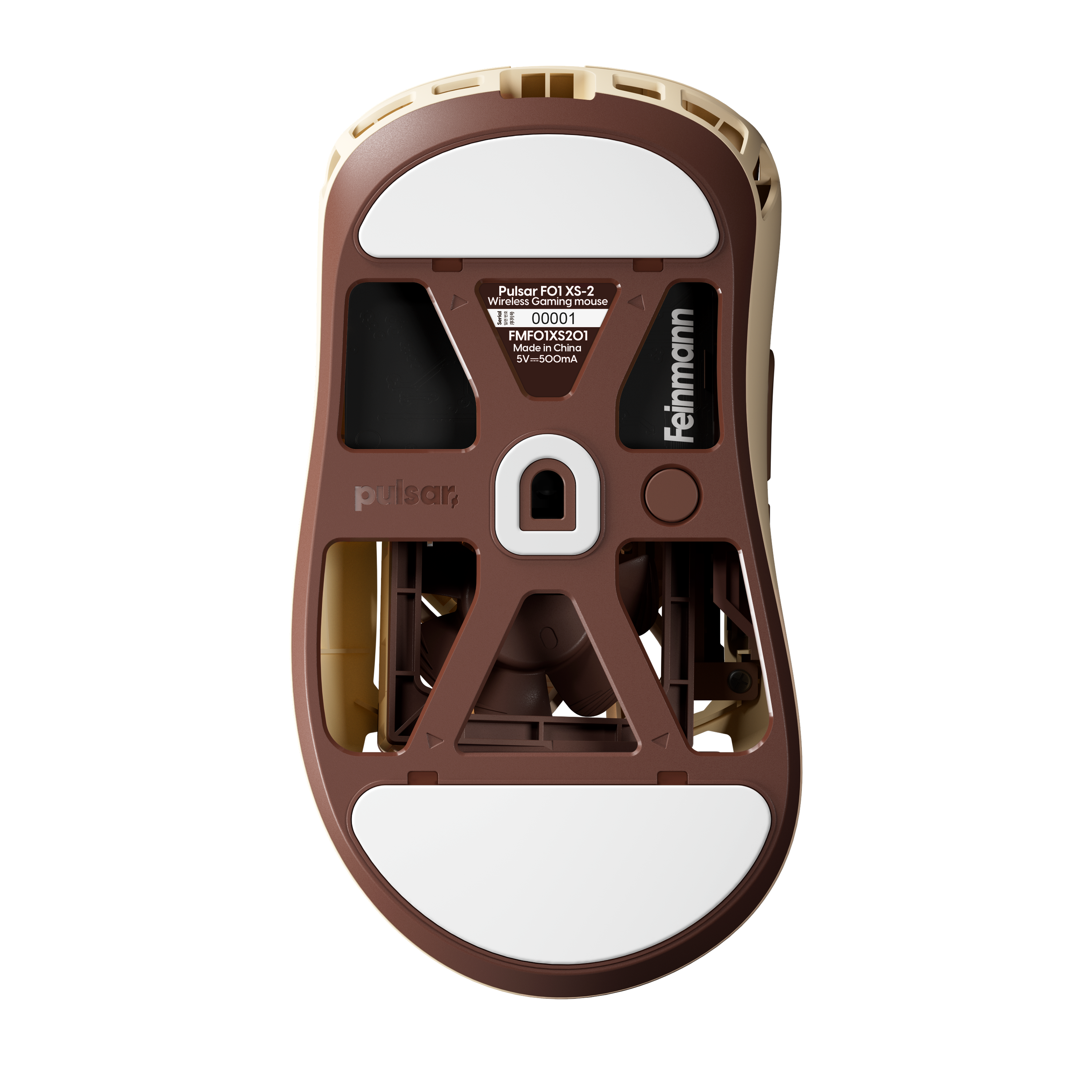 (Pre-Order) Pulsar x Noctua Feinmann F01 8K Wireless Fan-Cooled Gaming Mouse