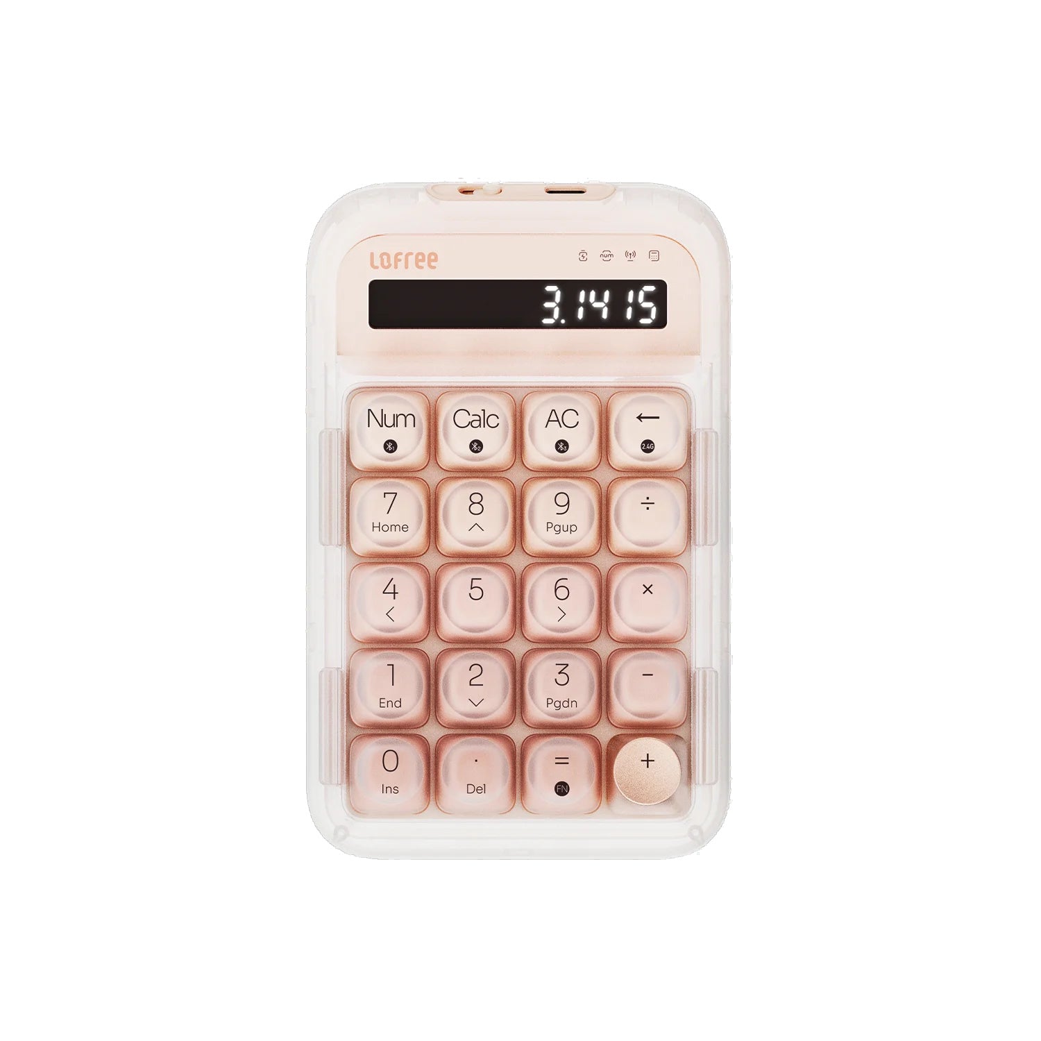 Lofree Bluetooth Tri-Mode Number Pad & Calculator (Foundation Switch) - Foundation