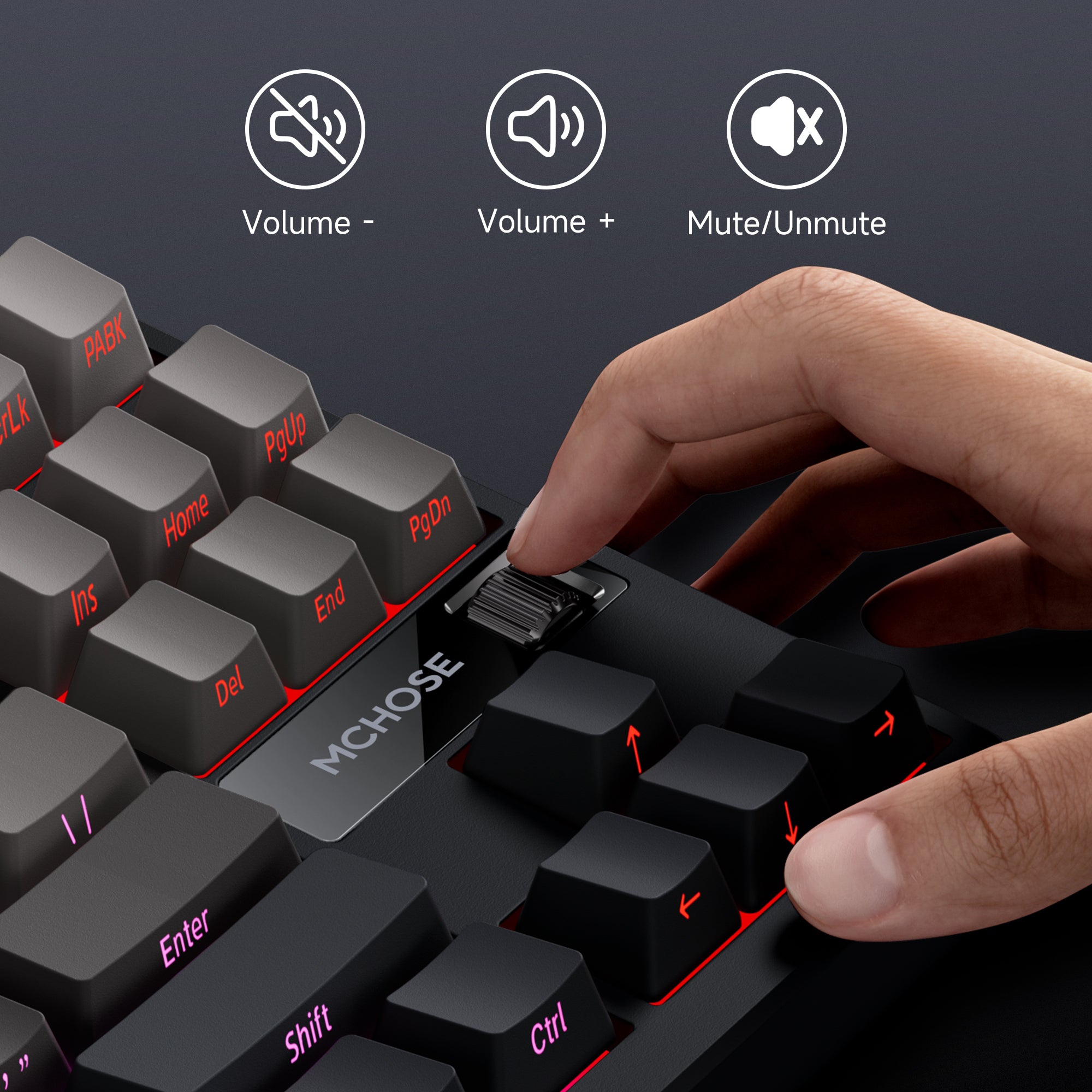 MCHOSE G87 Wireless Gasket Mount Custom Mechanical Keyboard