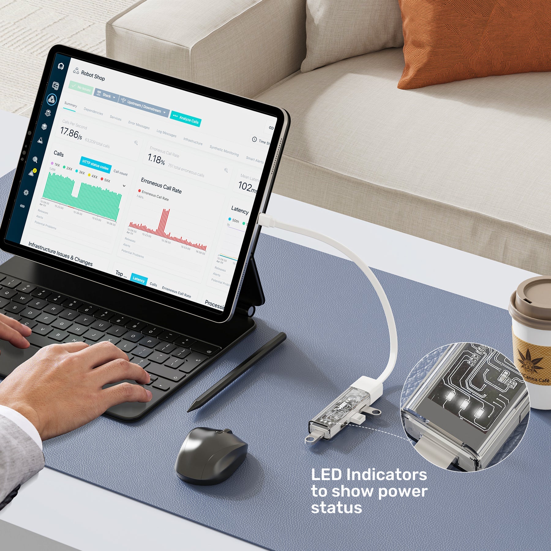 Unitek Bi-Directional Hub with Detachable Cable-C/A