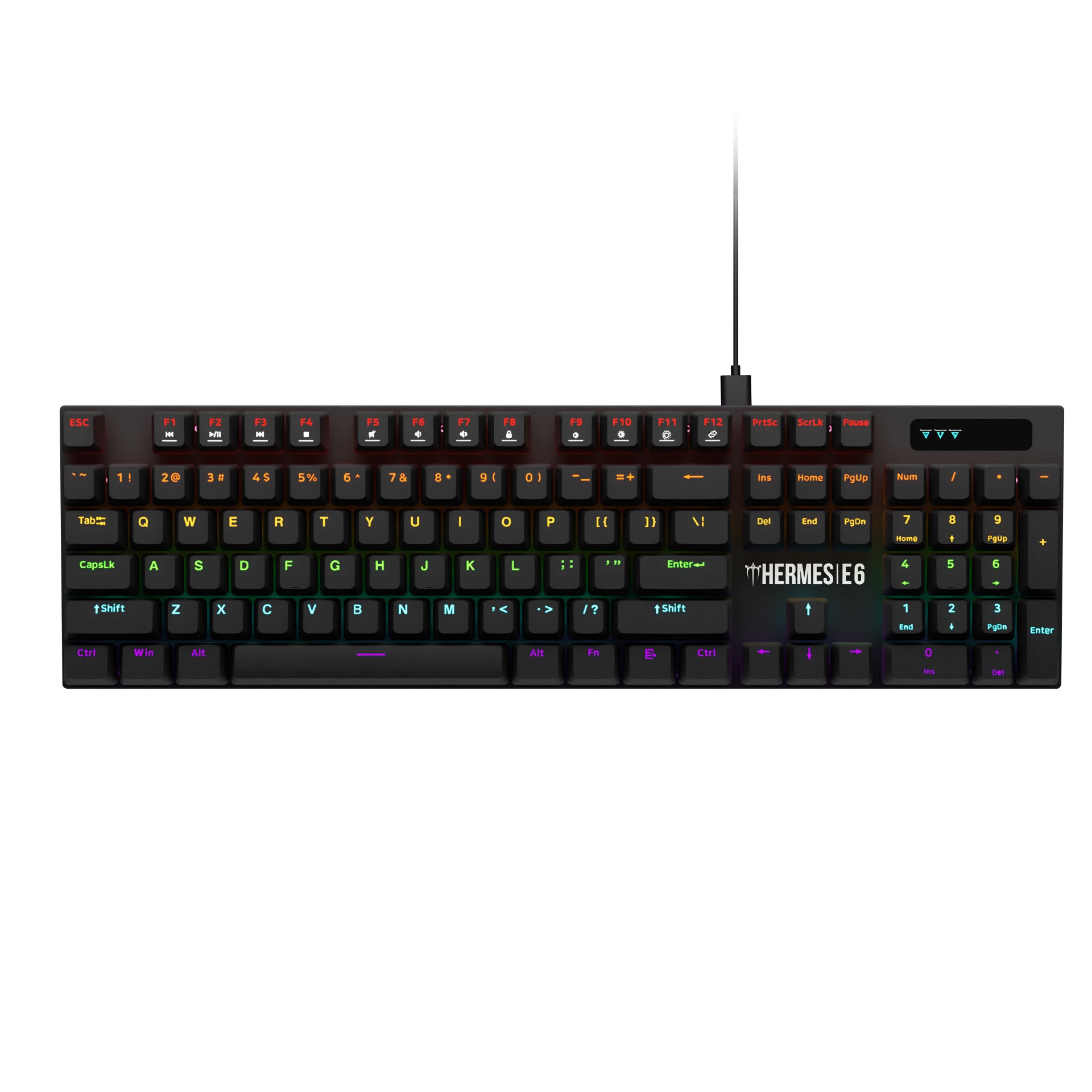 GAMDIAS HERMES E6 2-in-1 Full size Keyboard / Mouse Mechanical Keyboard Combo