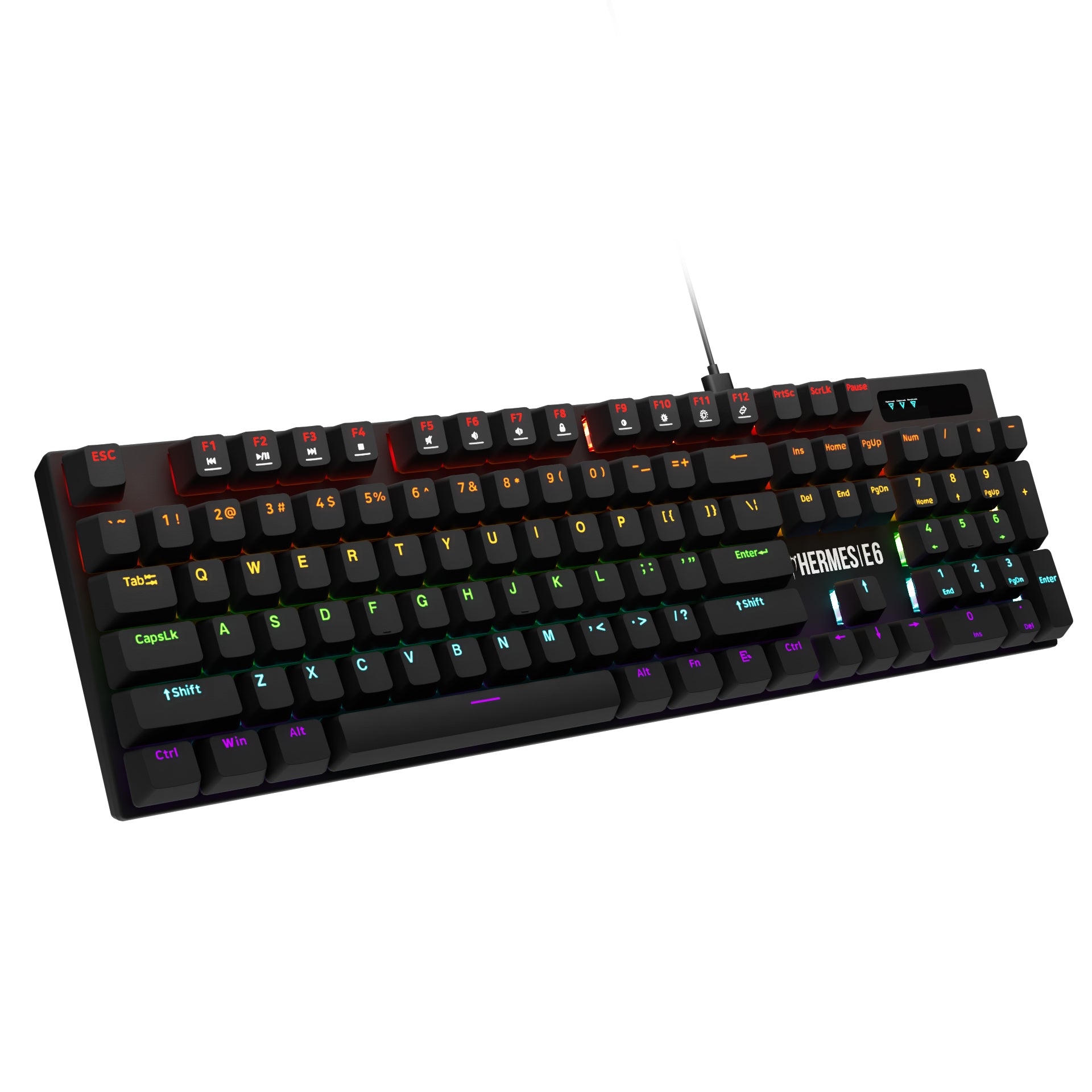 GAMDIAS HERMES E6 2-in-1 Full size Keyboard / Mouse Mechanical Keyboard Combo