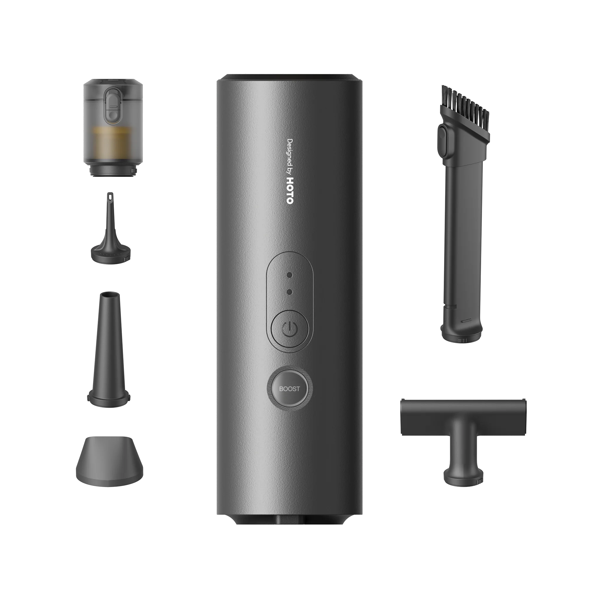 HOTO AutoCare Air Duster & Vacuum with 5 Accessory Kit