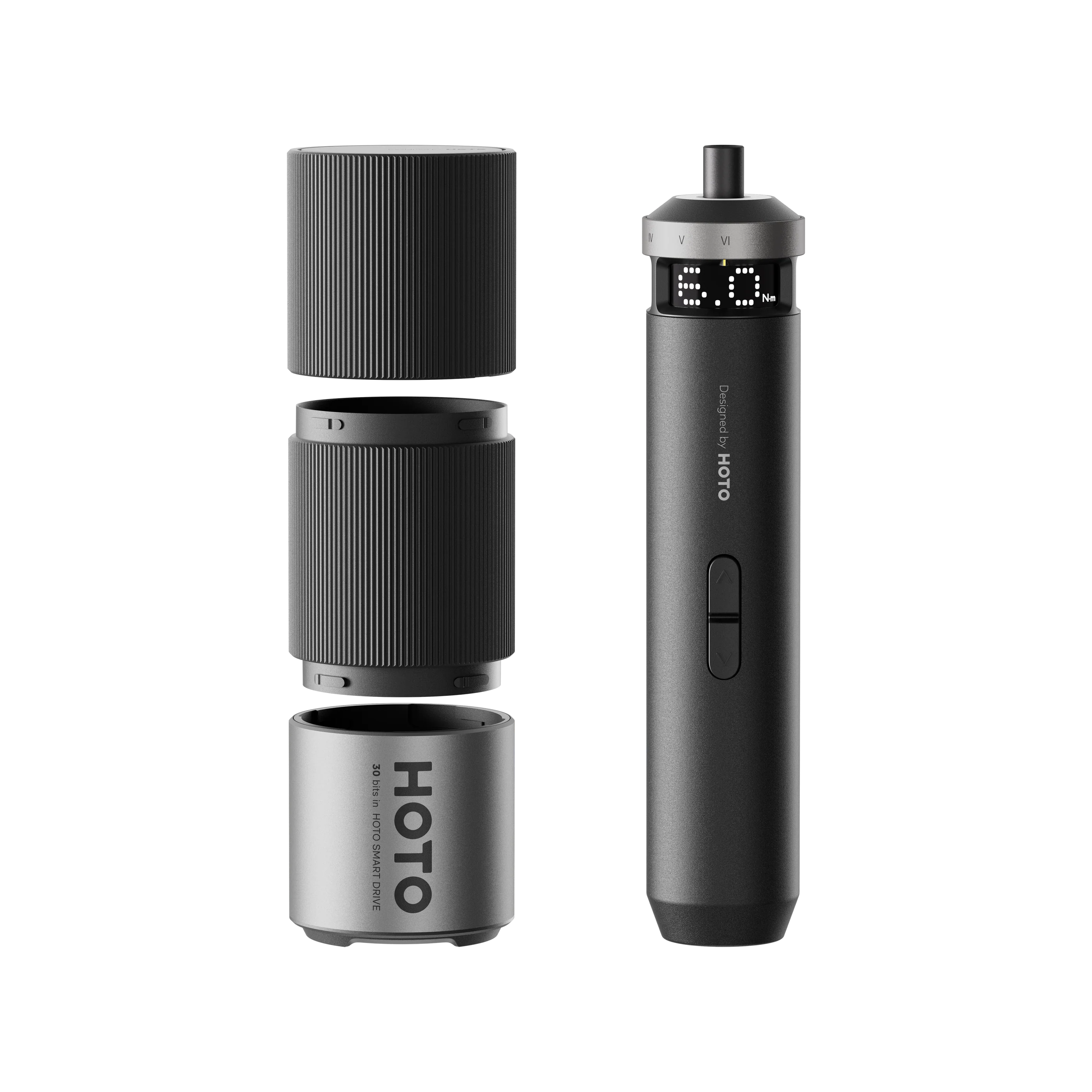 HOTO PixelDrive LED Illumination Cordless Screwdriver with Digital Screen