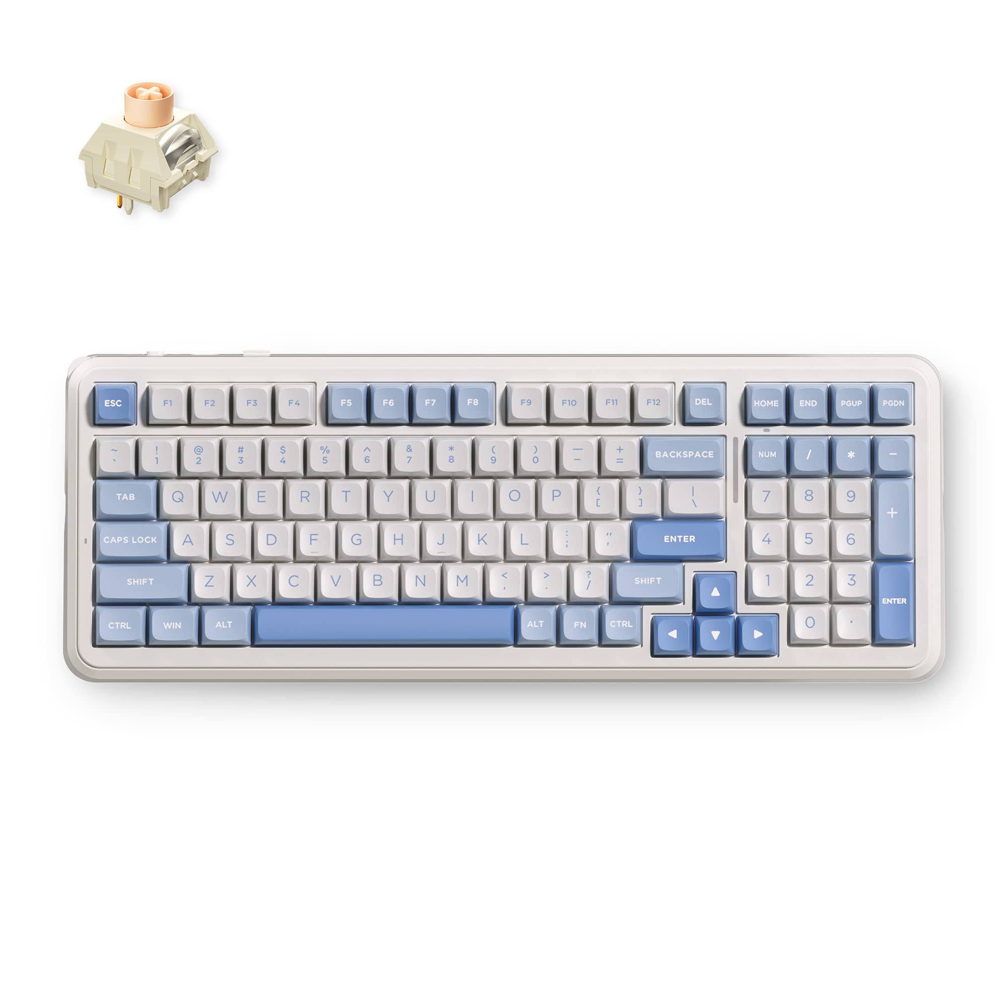 MCHOSE K99 V3 98% Layout Wireless Mechanical Keyboard