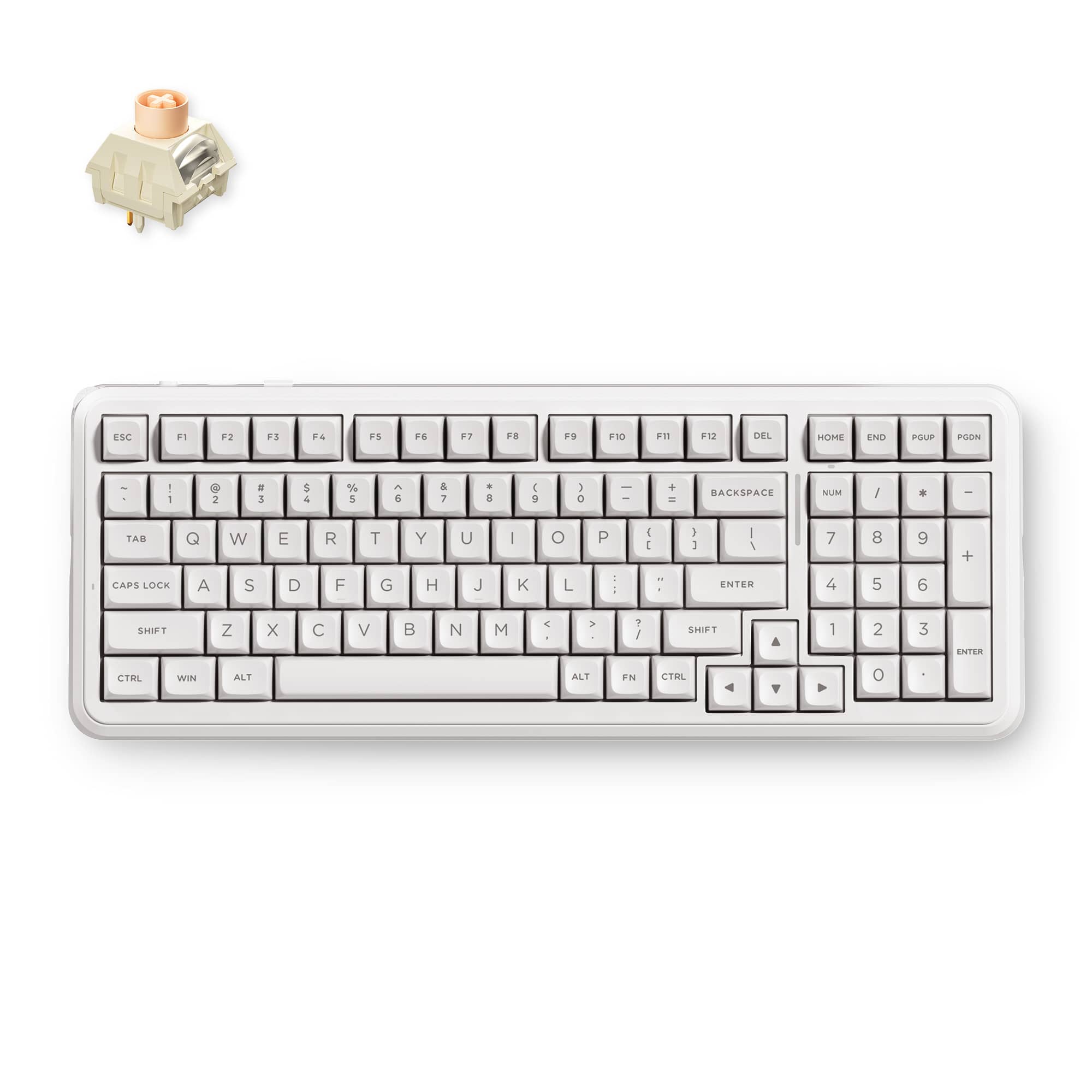 MCHOSE K99 V3 98% Layout Wireless Mechanical Keyboard