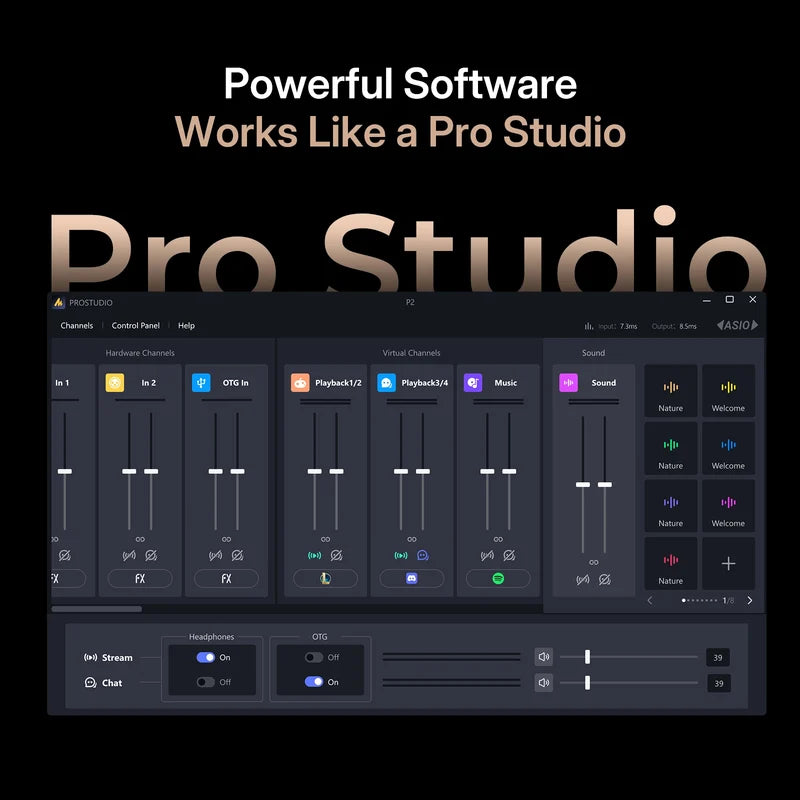 Maono P2 USB Hybrid Aluminium panel Audio Interface for Music Production, Streaming, Podcast