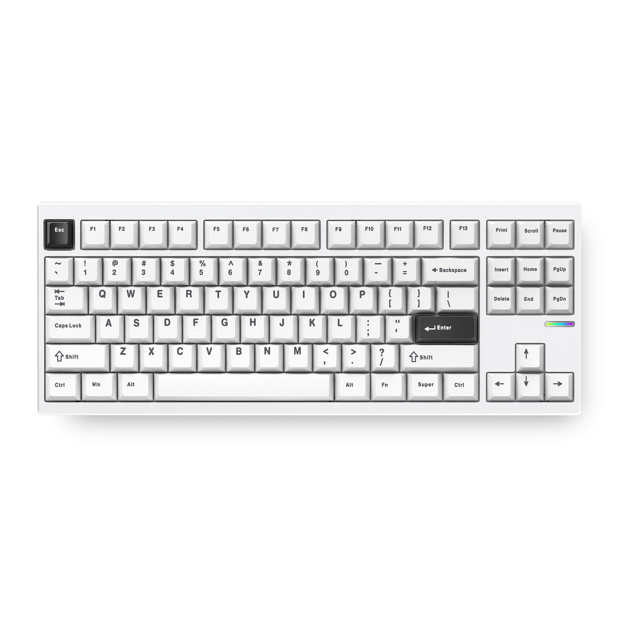 MCHOSE GX87 Ultra Gasket Mount 80% Layout Hot-Swap Wireless Aluminum Mechanical Keyboard