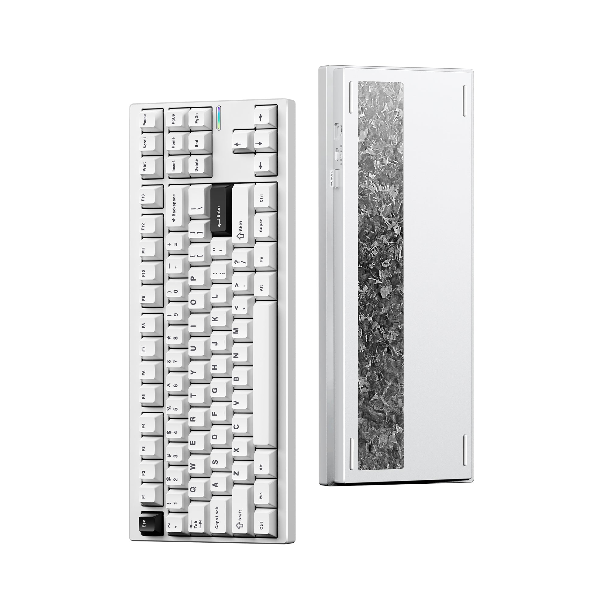 MCHOSE GX87 Ultra Gasket Mount 80% Layout Hot-Swap Wireless Aluminum Mechanical Keyboard