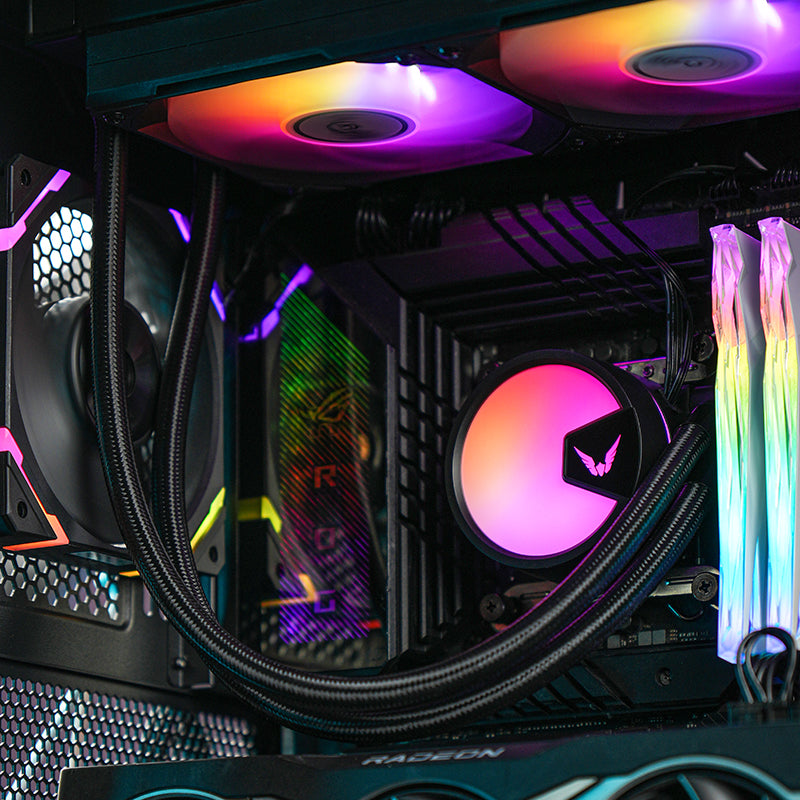 Valkyrie A240 240mm Black AIO Liquid Cooling With 2x 120mm F12 A-RGB Fans