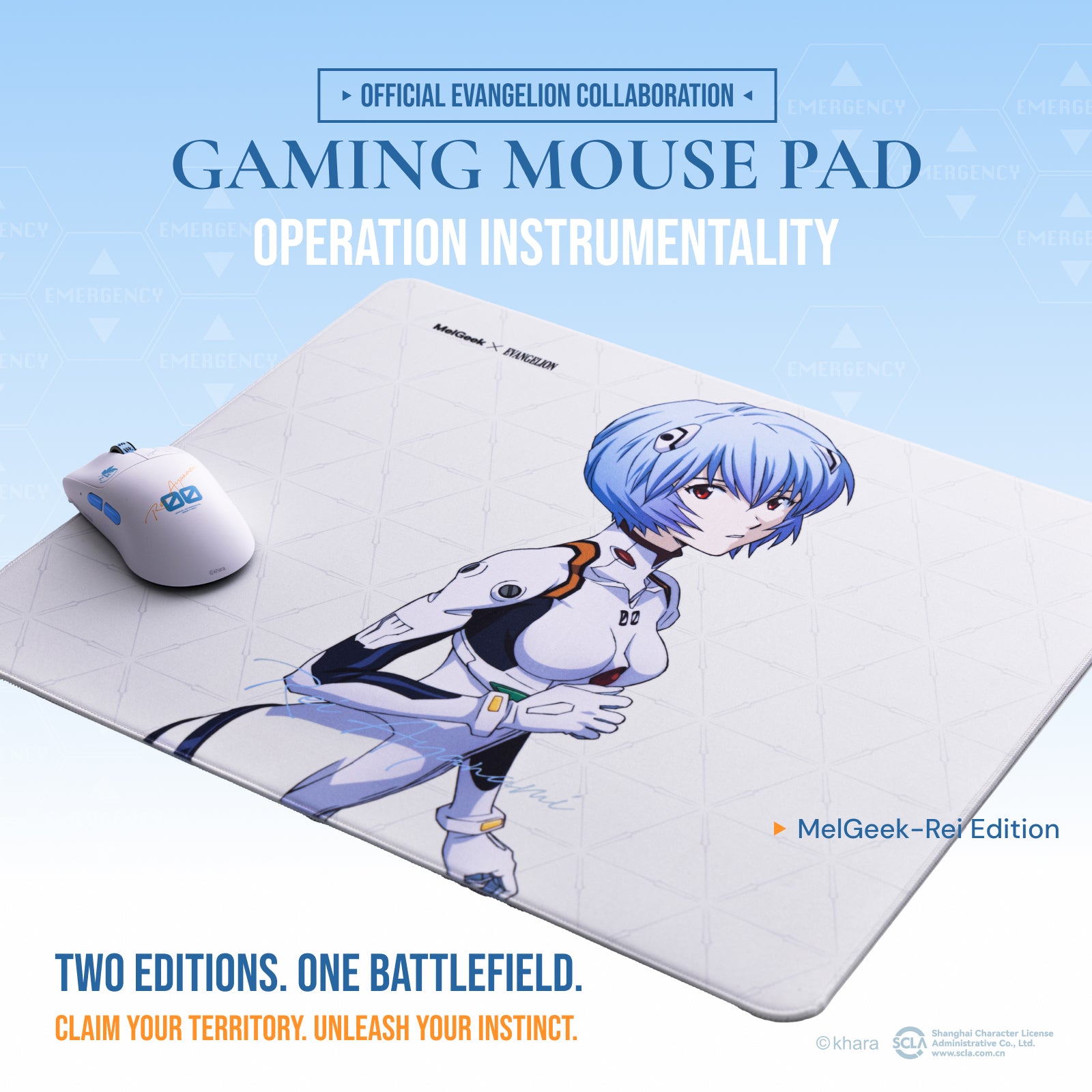 MelGeek EVA Gaming Mouse Pad - 00 Rei Ayanami Limited Edition
