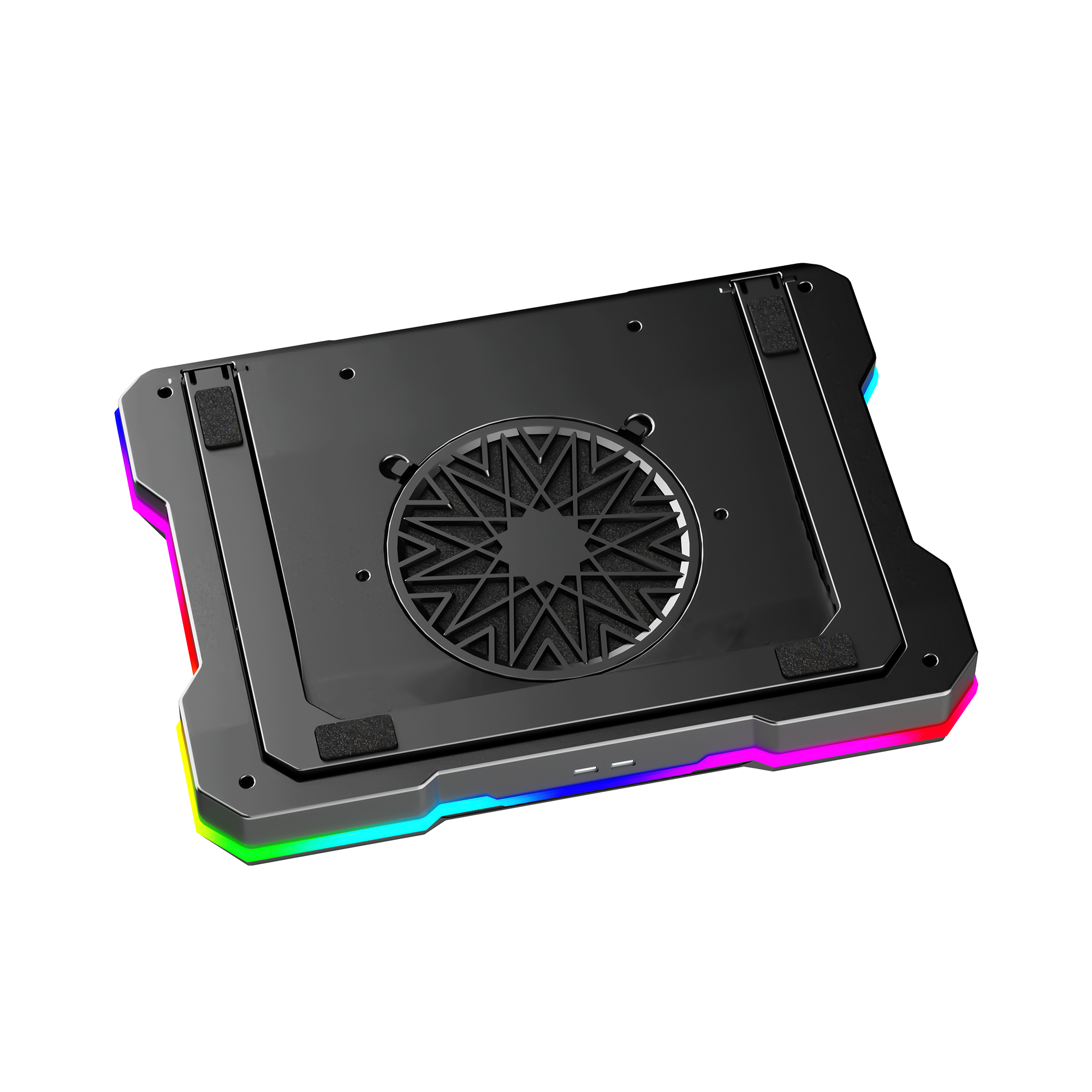 Fantech NC22 RGB Notebook Cooler with Dual USB-A power port and Phone Holder