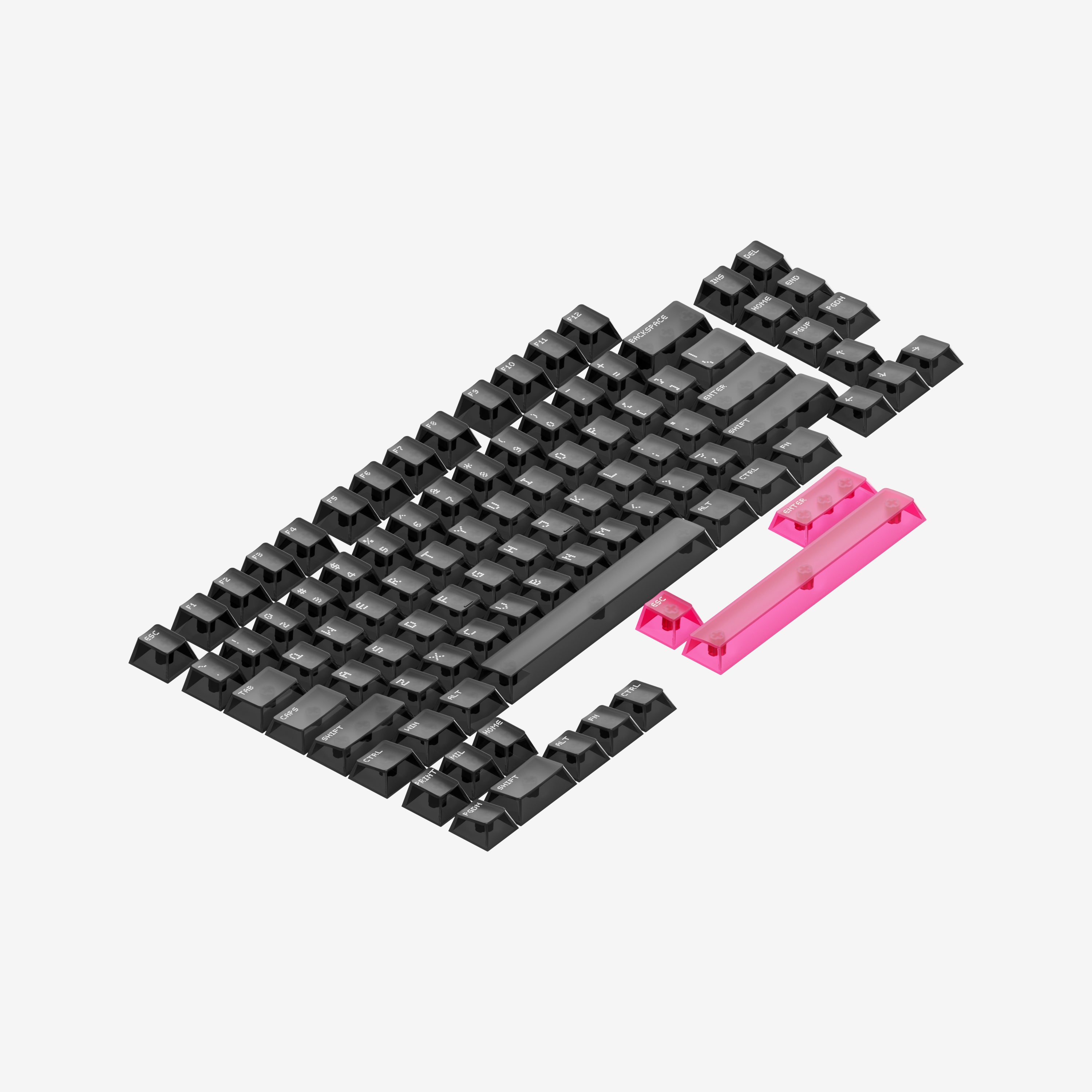 NuPhy Cherry profile DOT Matrix Transparent PC Keycaps