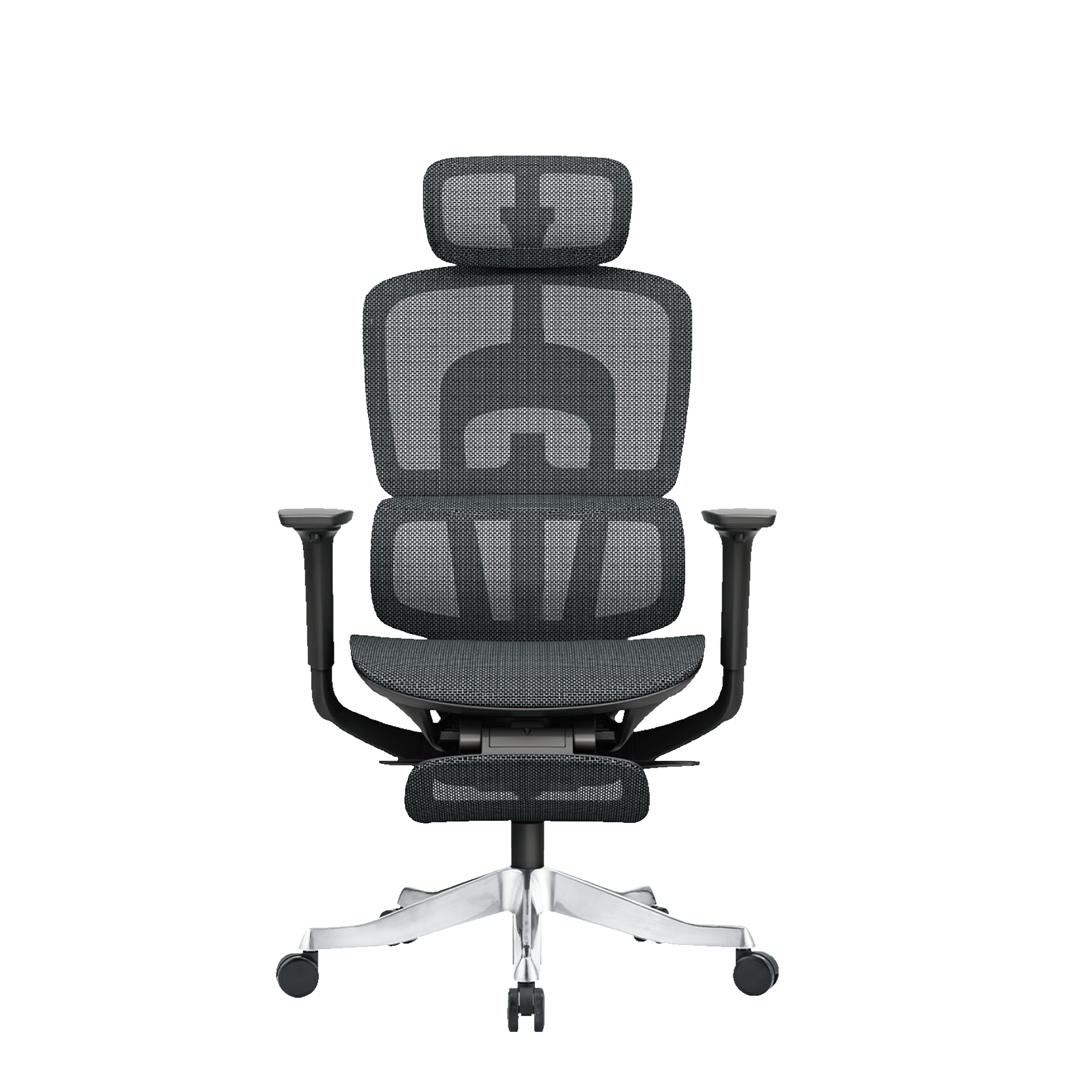 Fantech Ergonomic Office Chair Aluminum Base with Adjustable Leg Rest (OC3)