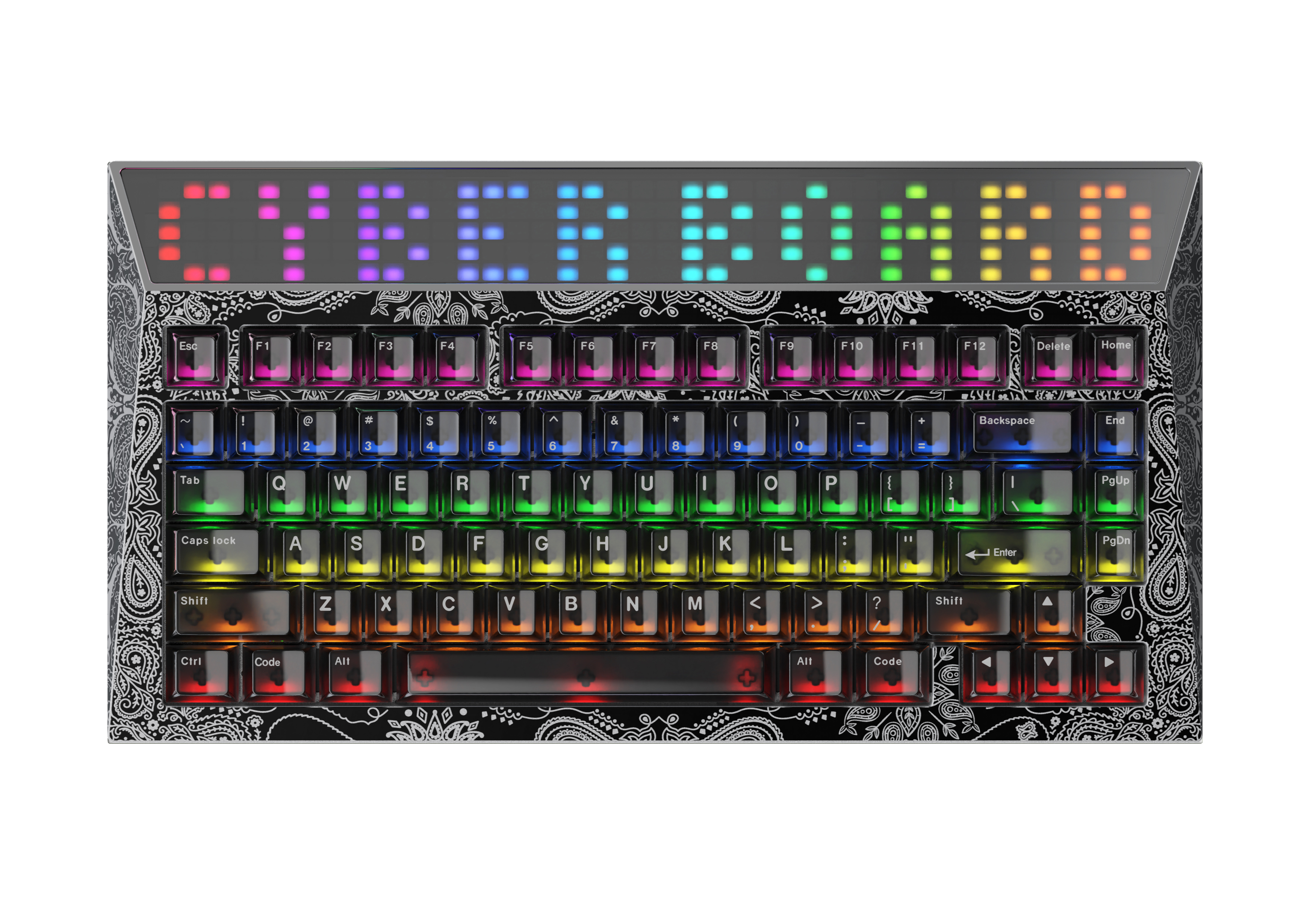 Angry Miao CYBERBOARD R4 Graffiti Mechanical Keyboard