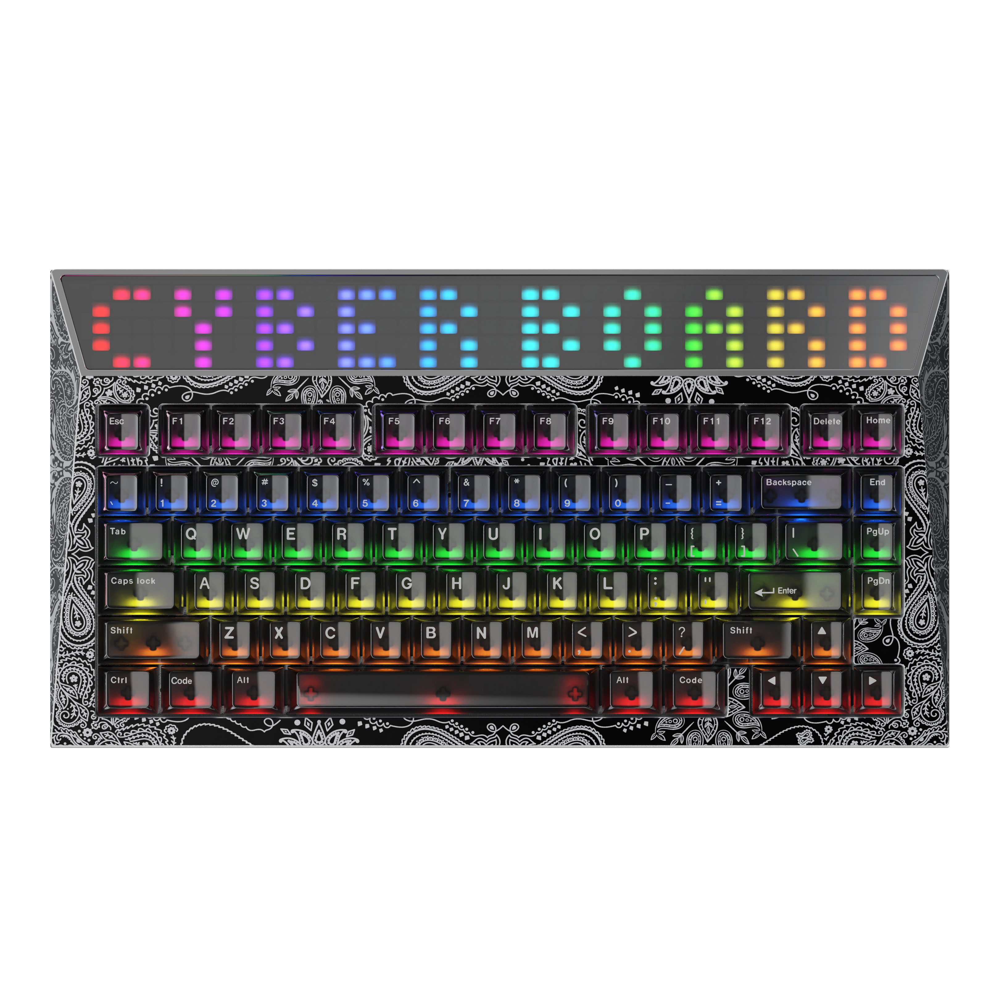 Angry Miao CYBERBOARD R4 Graffiti Mechanical Keyboard