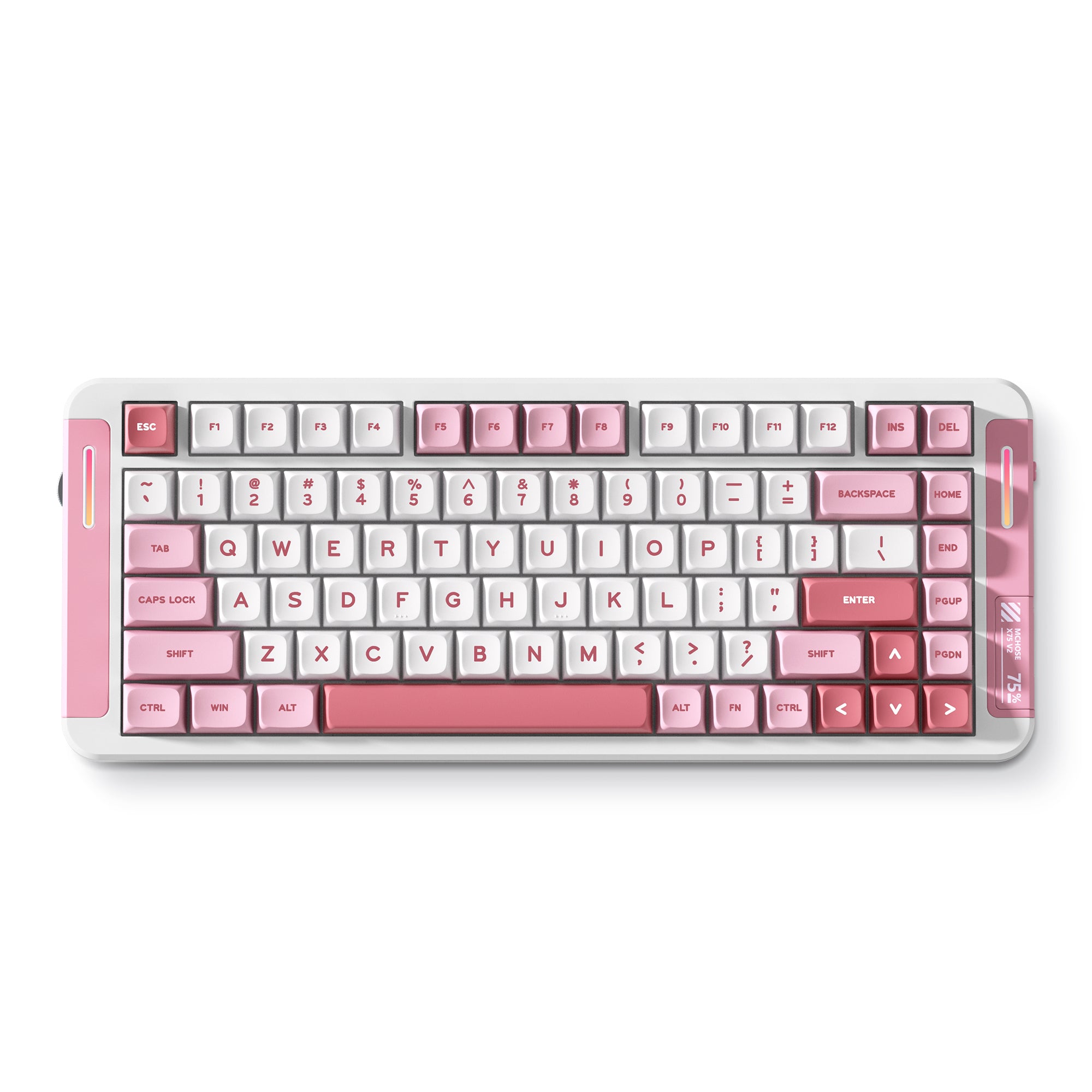 MCHOSE X75 V2 Gasket Mount 75% Layout Hot-Swap Wireless Mechanical Keyboard
