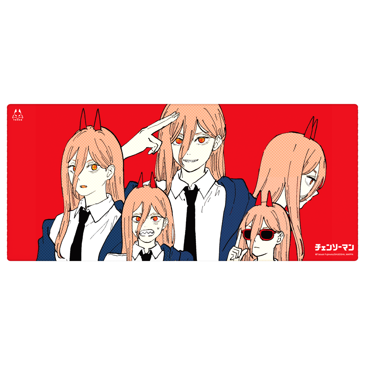 ARBITER STUDIO CHAINSAW MAN XL 900x400mm Cloth Mousepad (POWER)