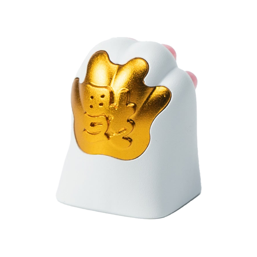 Keychron Silicone Kitty Paw Aluminum Alloy Artisan Keycap