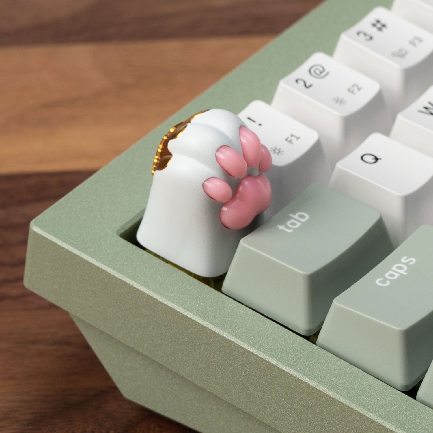 Keychron Silicone Kitty Paw Aluminum Alloy Artisan Keycap