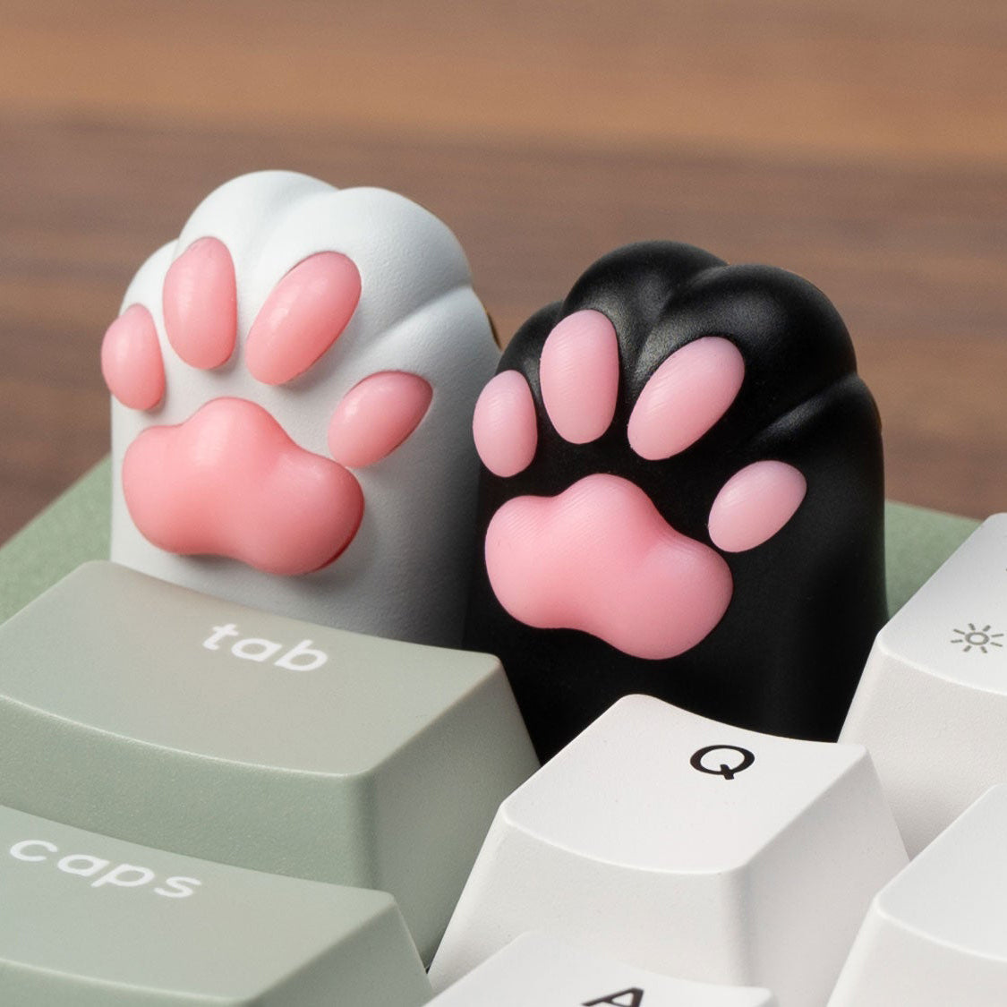 Keychron Silicone Kitty Paw Aluminum Alloy Artisan Keycap