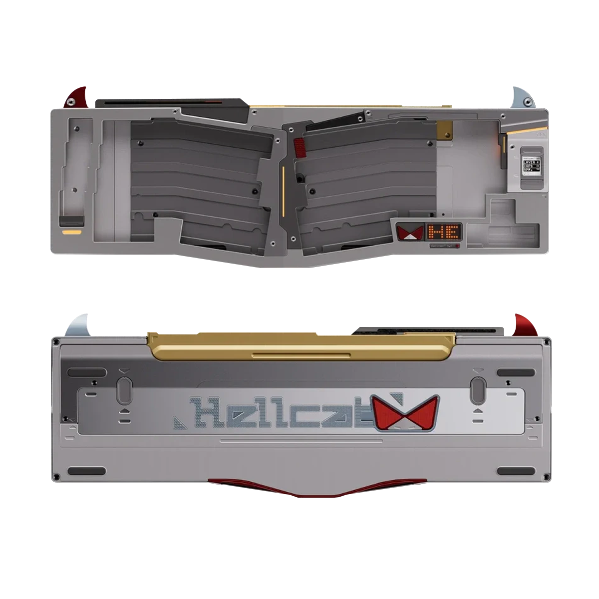 Owlab Hellcat Alice Mech-01 Wired Ergonomic Keyboard with 1.2mm PCB +FR4 Plate