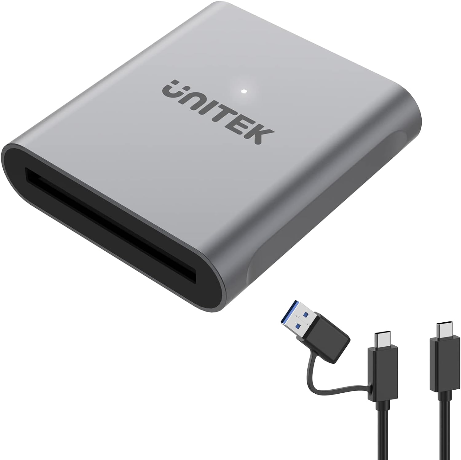 Unitek USB 3.0 USB C CFast 2.0 Card Reader, Portable Aluminum CFast Memory Card Adapter